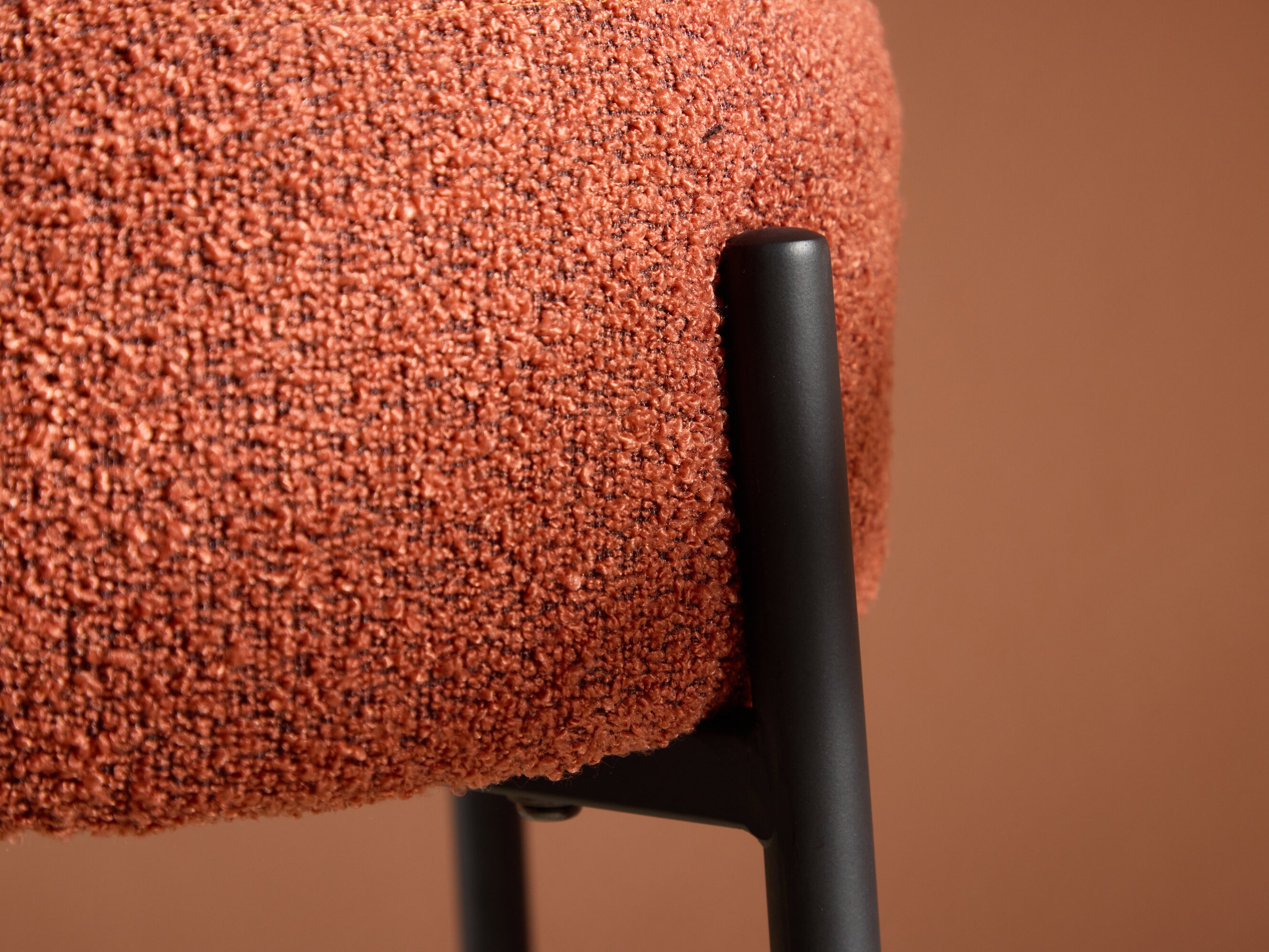 Silla de barra Dallas 4891 (Negro + Rojo)