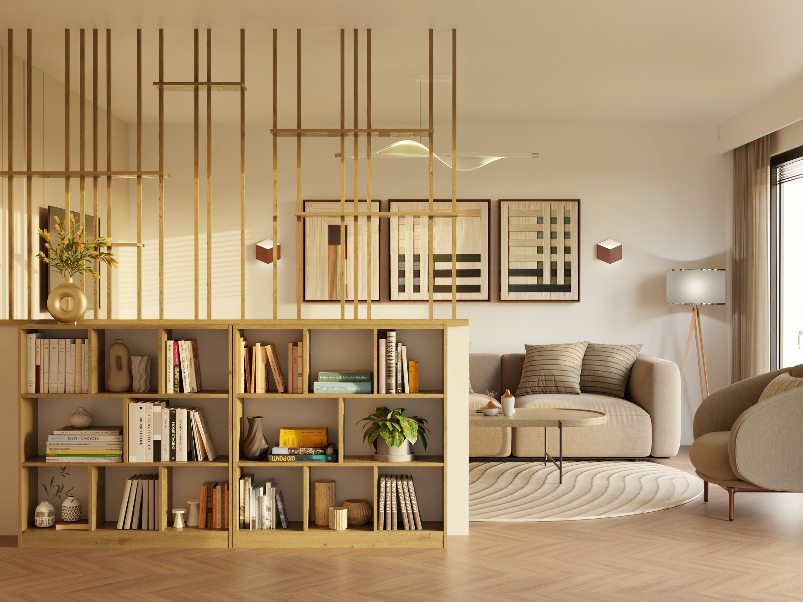 Estantería Mandeville 307 (Roble Artisan)