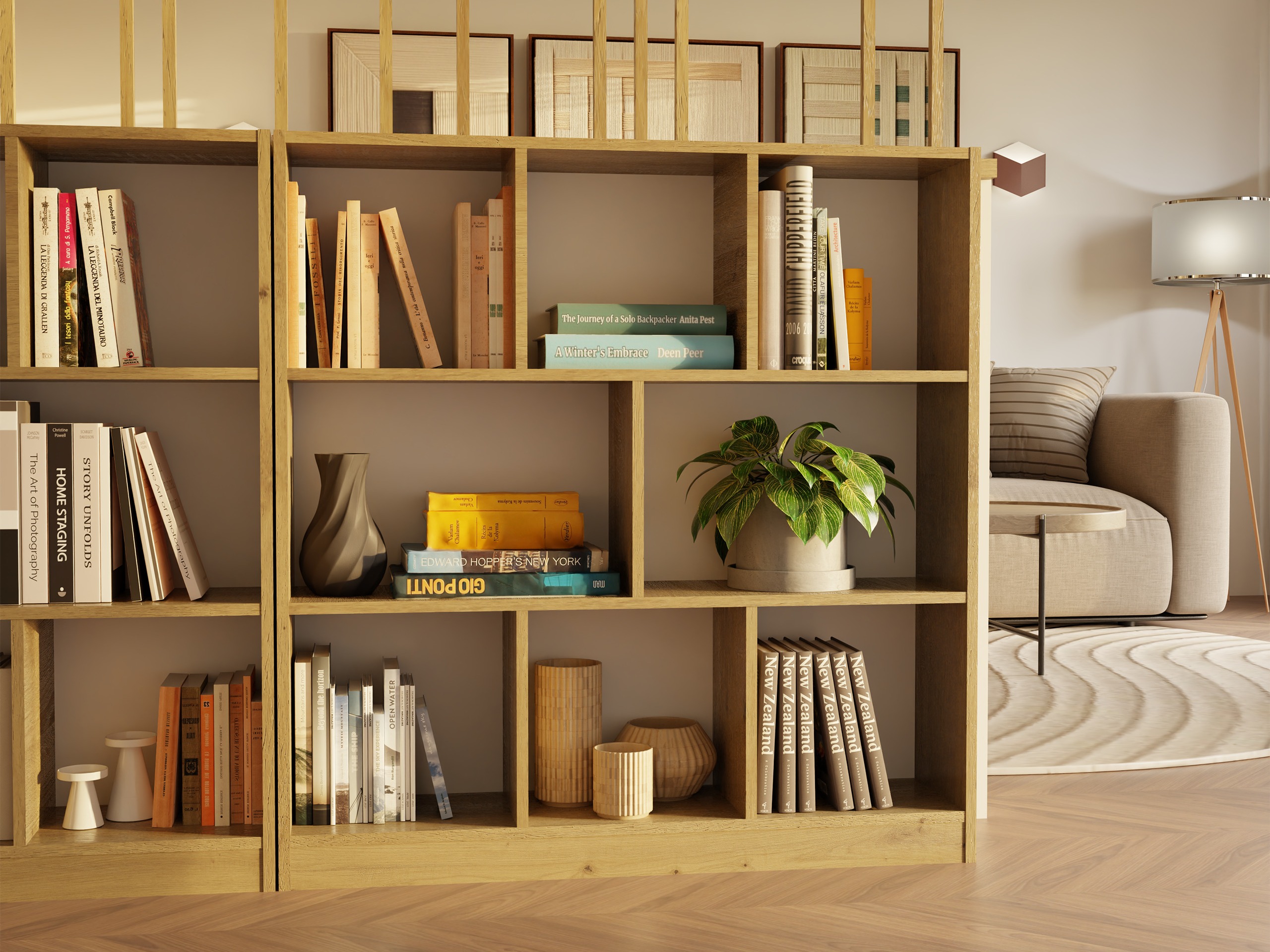 Estantería Mandeville 307 (Roble Artisan)