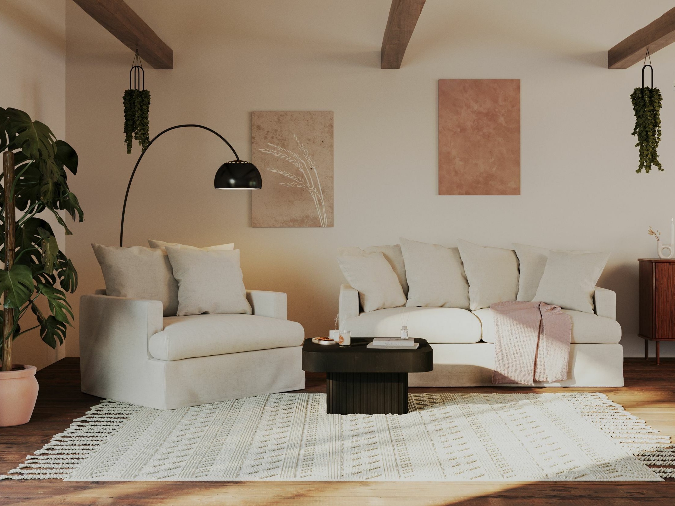 Mesa de centro Evarleva 107 (Negro)