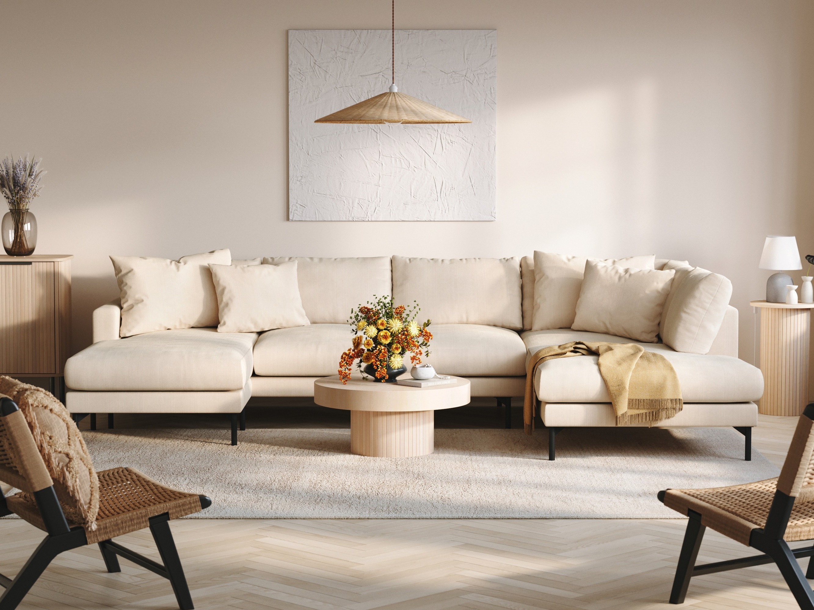 Sofá rinconero Ophliva 113 (Fjord 23)