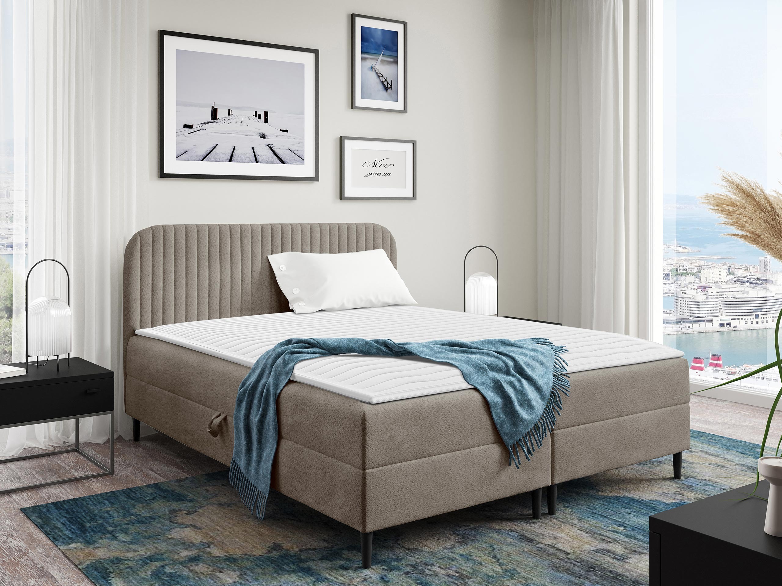 Cama continental Baltimore 200 (Coral 50)