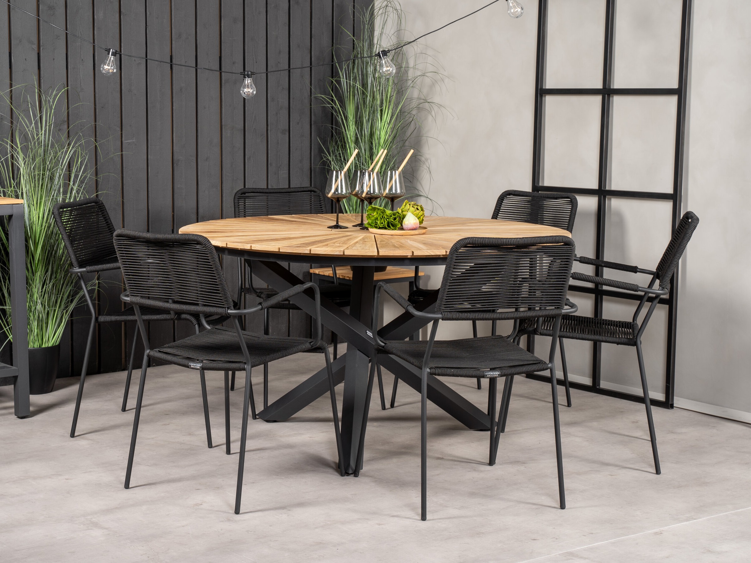 Conjunto de mesa y sillas Dallas 3623