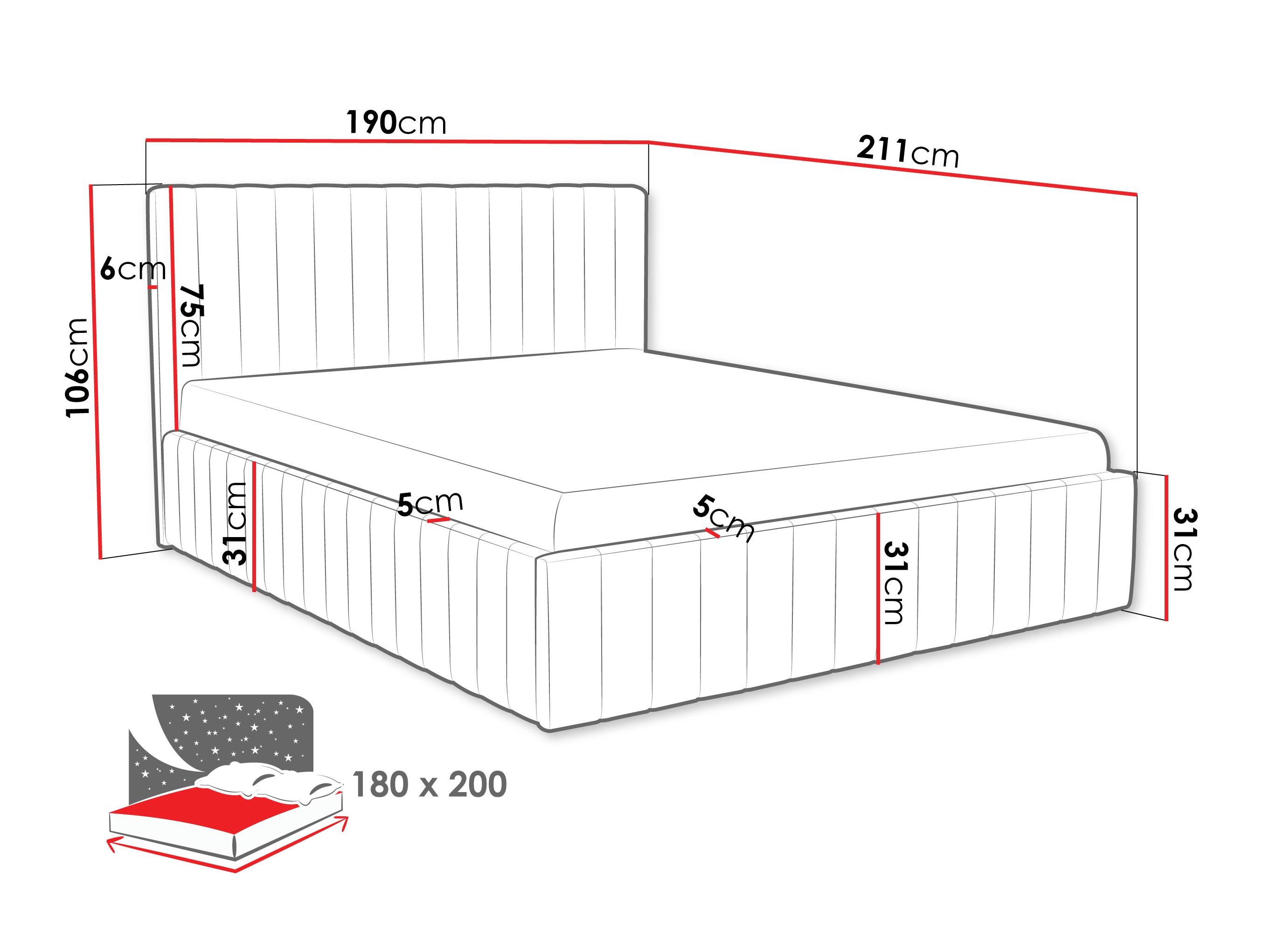 Cama Baltimore 202 (Fresh 11)