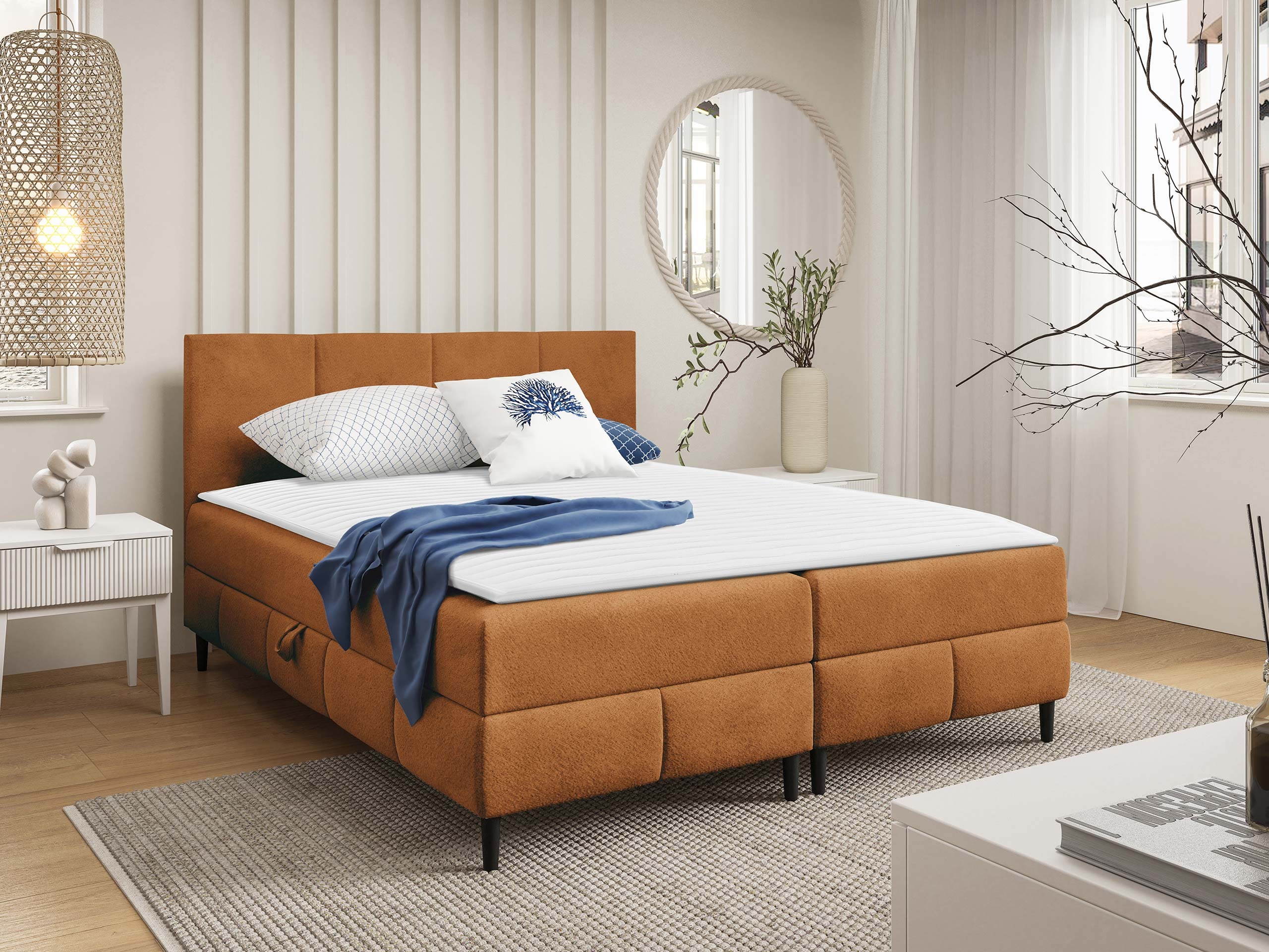 Cama continental Baltimore 201 (Coral 35)