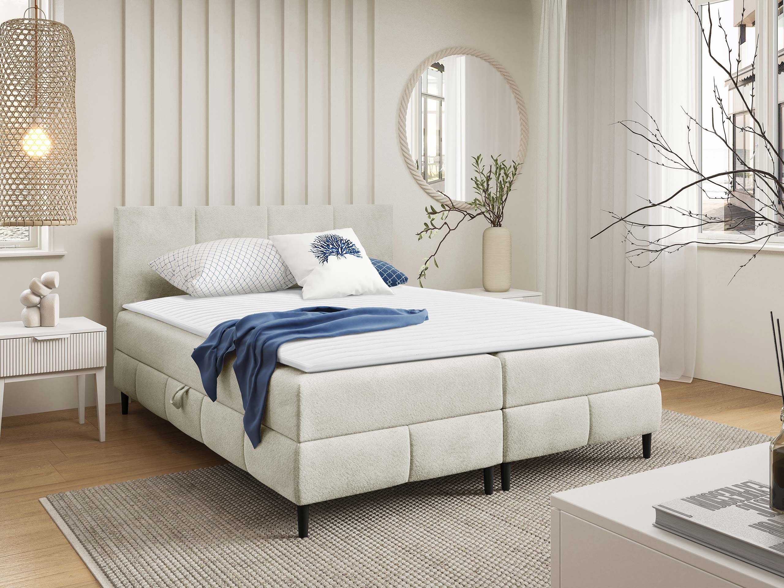 Cama continental Rivus I (Coral 15)