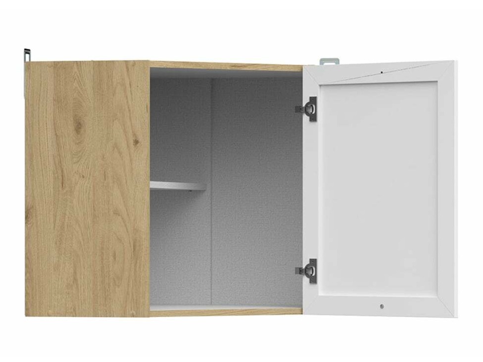 Armario esquinero de pared modular Classic White Oak 101