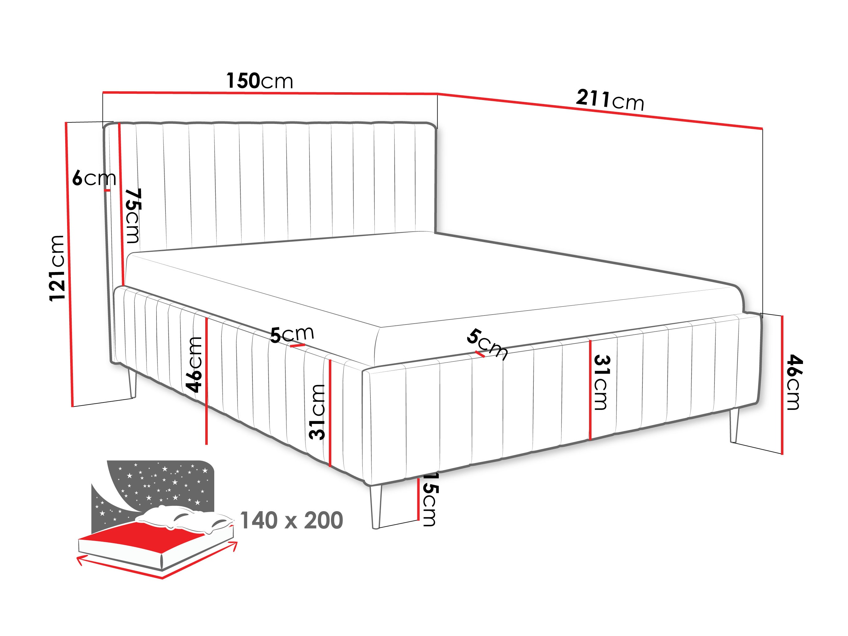 Cama Baltimore 203 (Fresh 1)