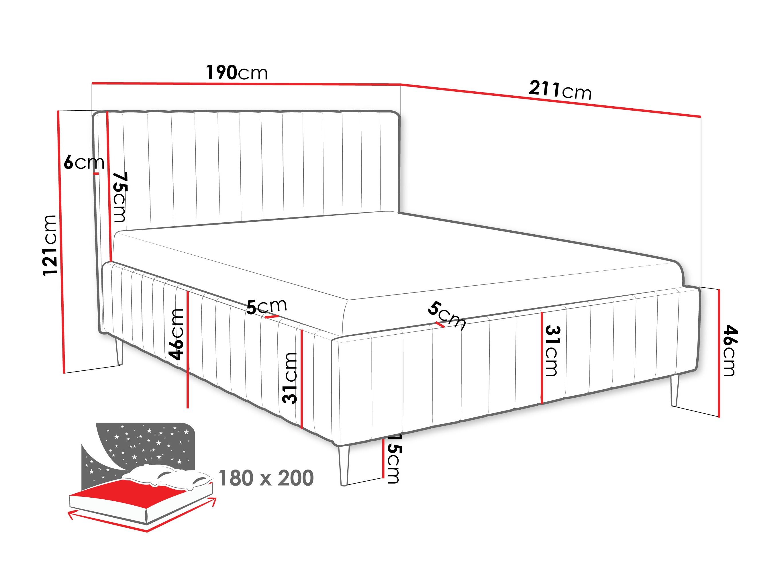 Cama Baltimore 203 (Fresh 1)