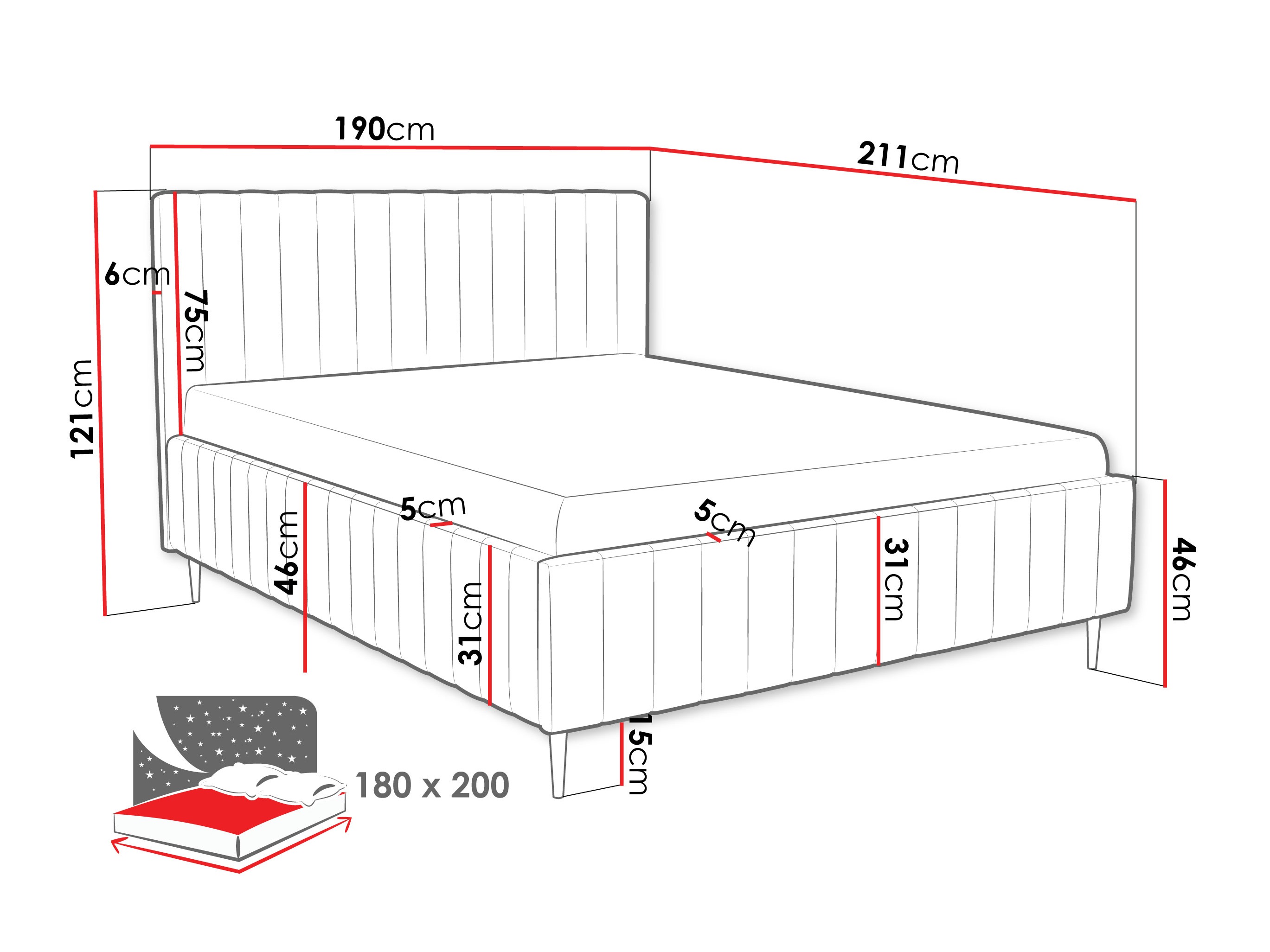 Cama Baltimore 203 (Fresh 33)