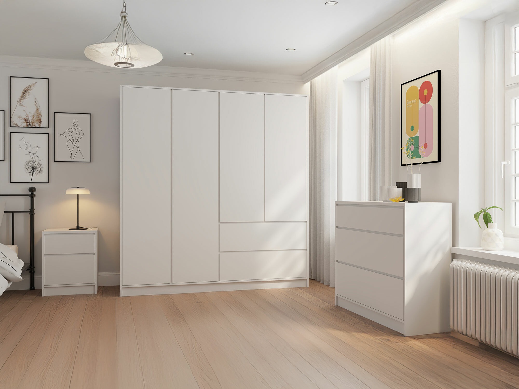 Cómoda Mervese 102 (Blanco)