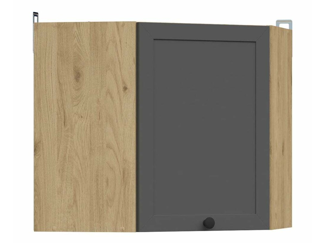 Armario esquinero de pared modular Classic Grey Oak 104