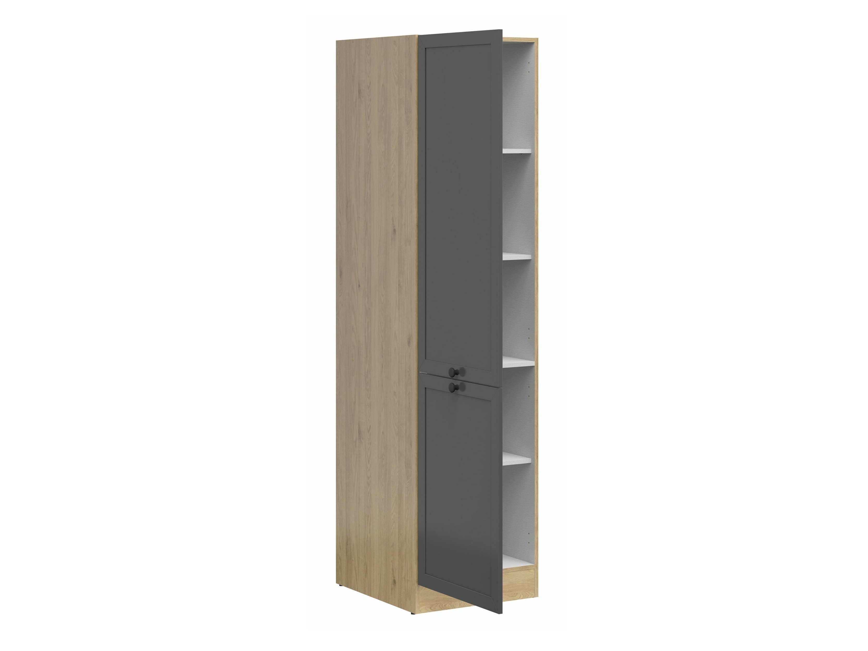 Armario modular con puertas. Classic Grey Oak 114
