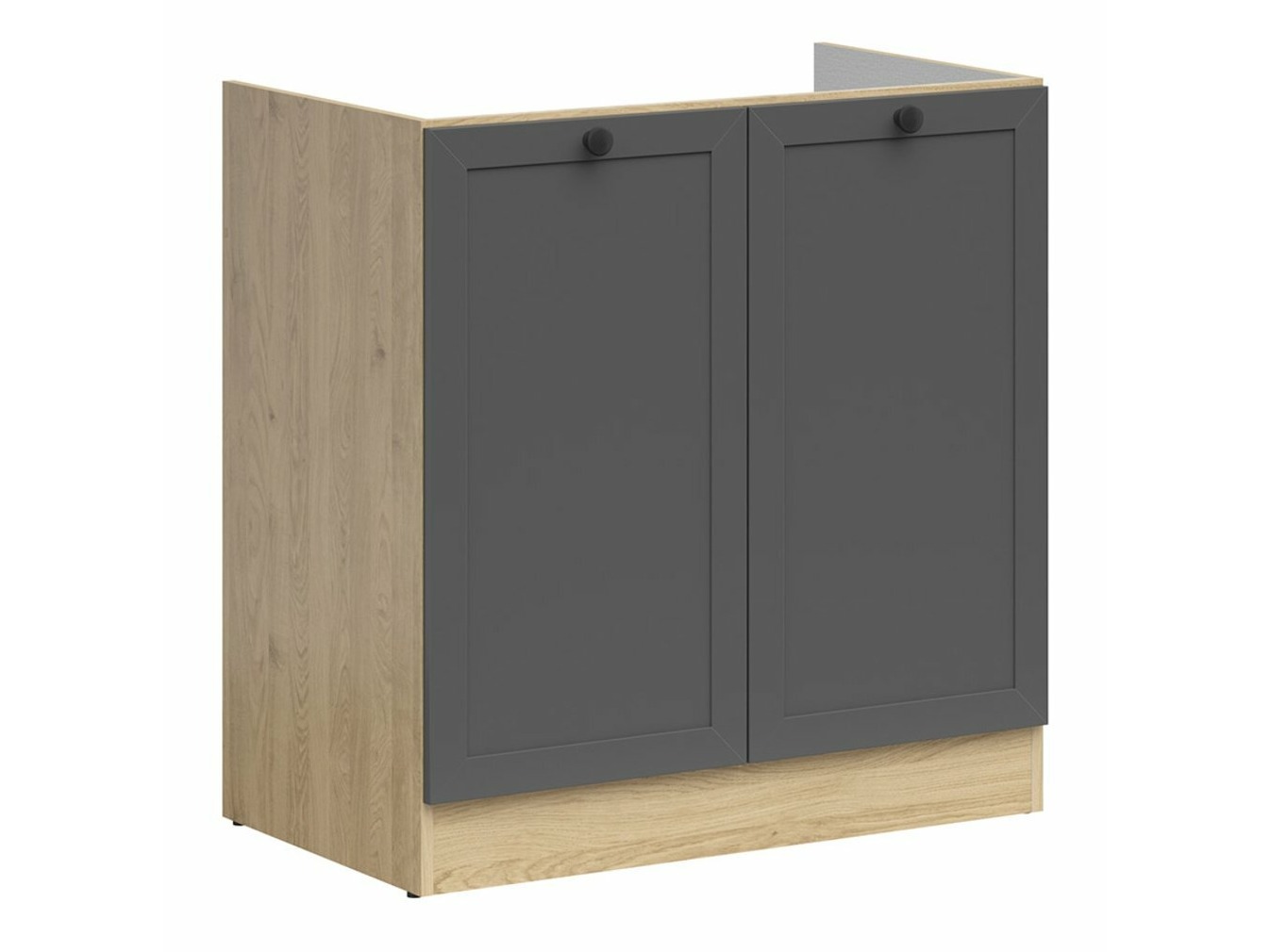 Mueble lavabo modular con puertas Classic Grey Oak 101