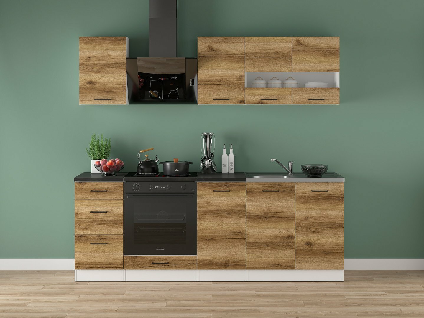 Conjunto de cocina modular Dela 114