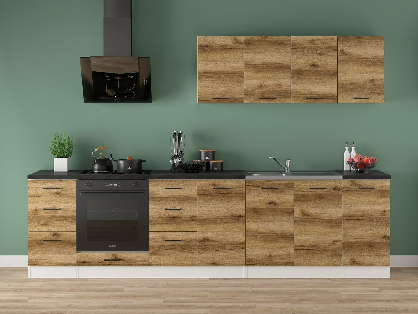 Conjunto de cocina modular Dela 116