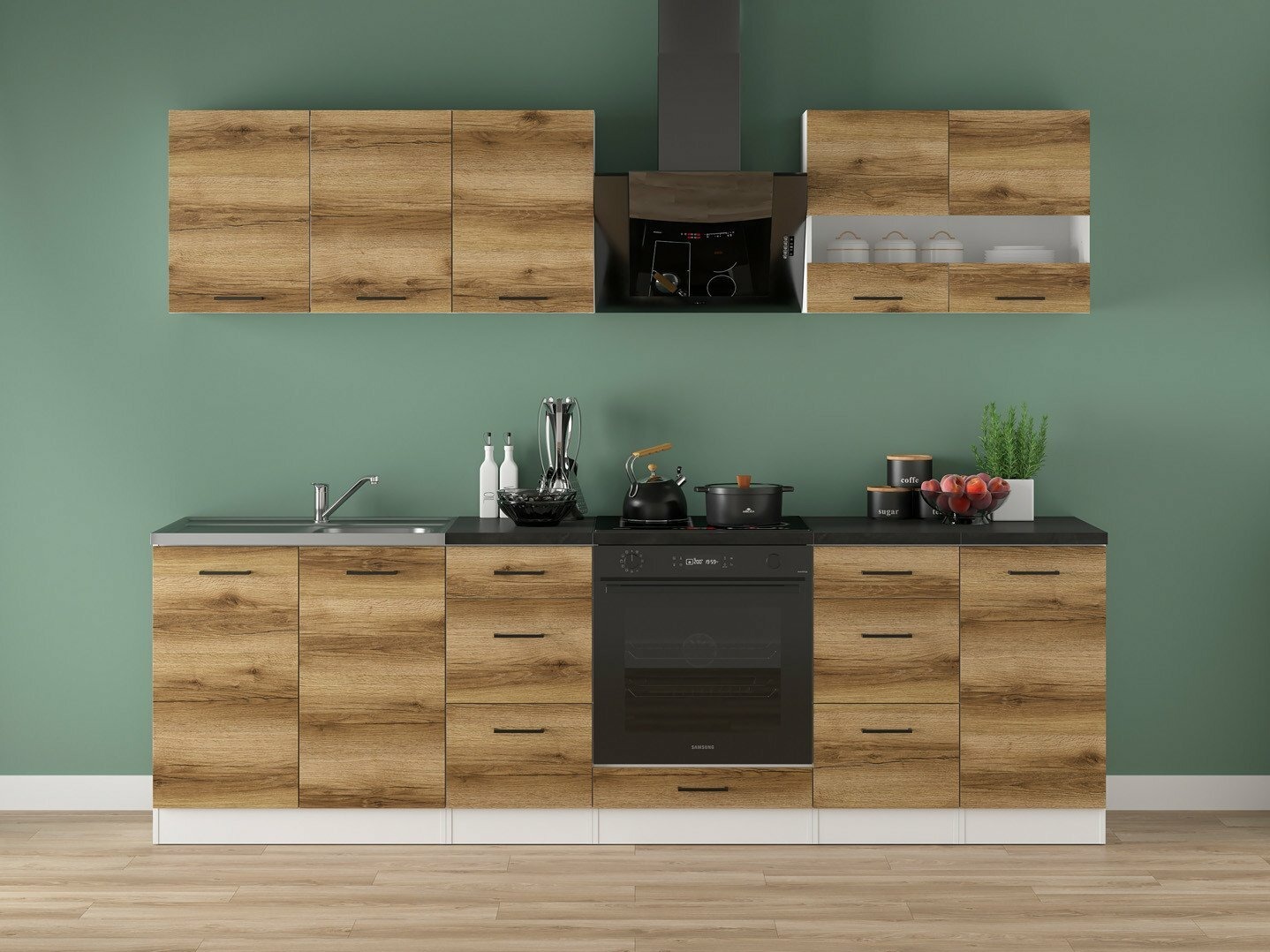 Conjunto de cocina modular Dela 117