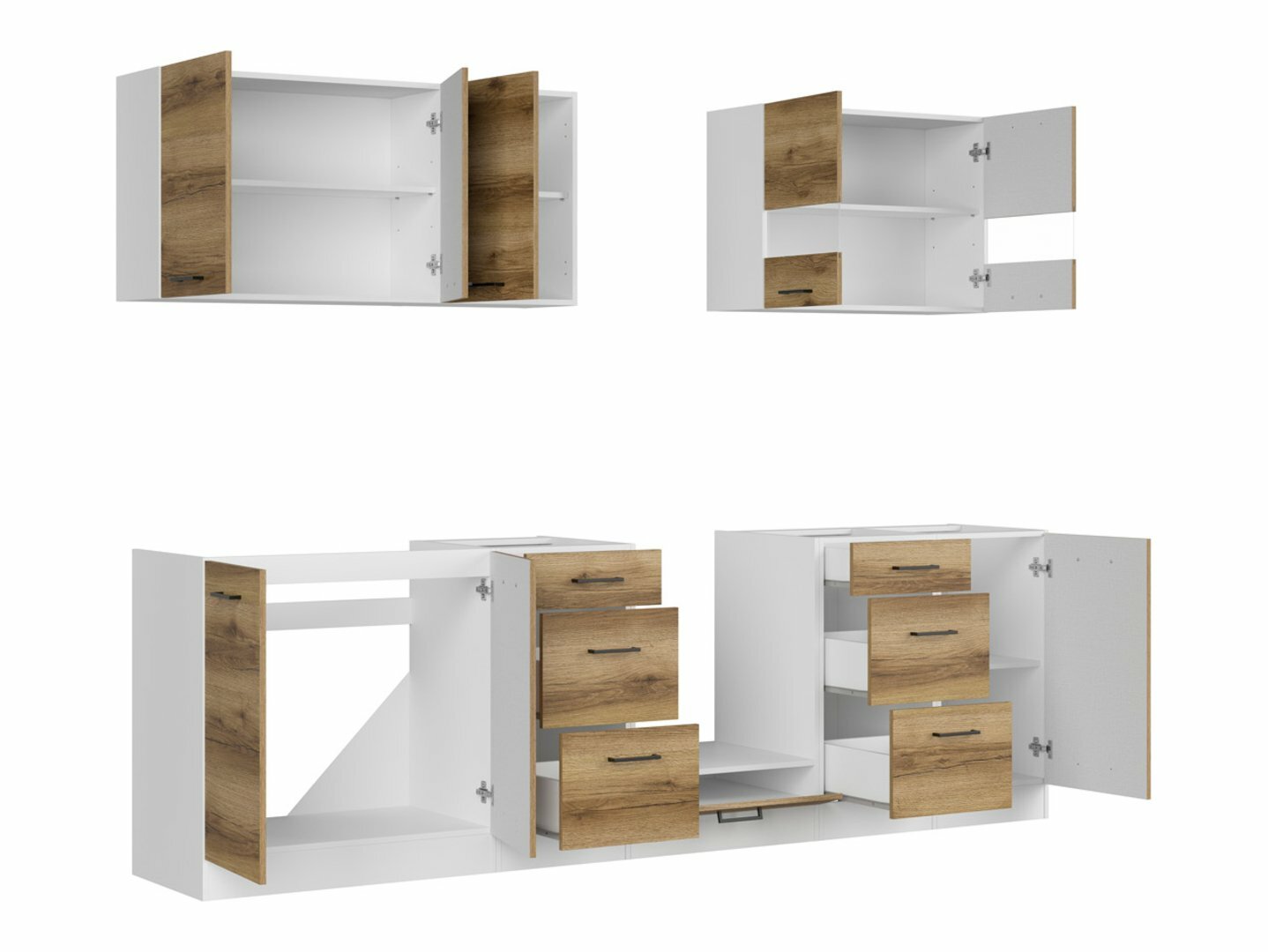 Conjunto de cocina modular Dela 117