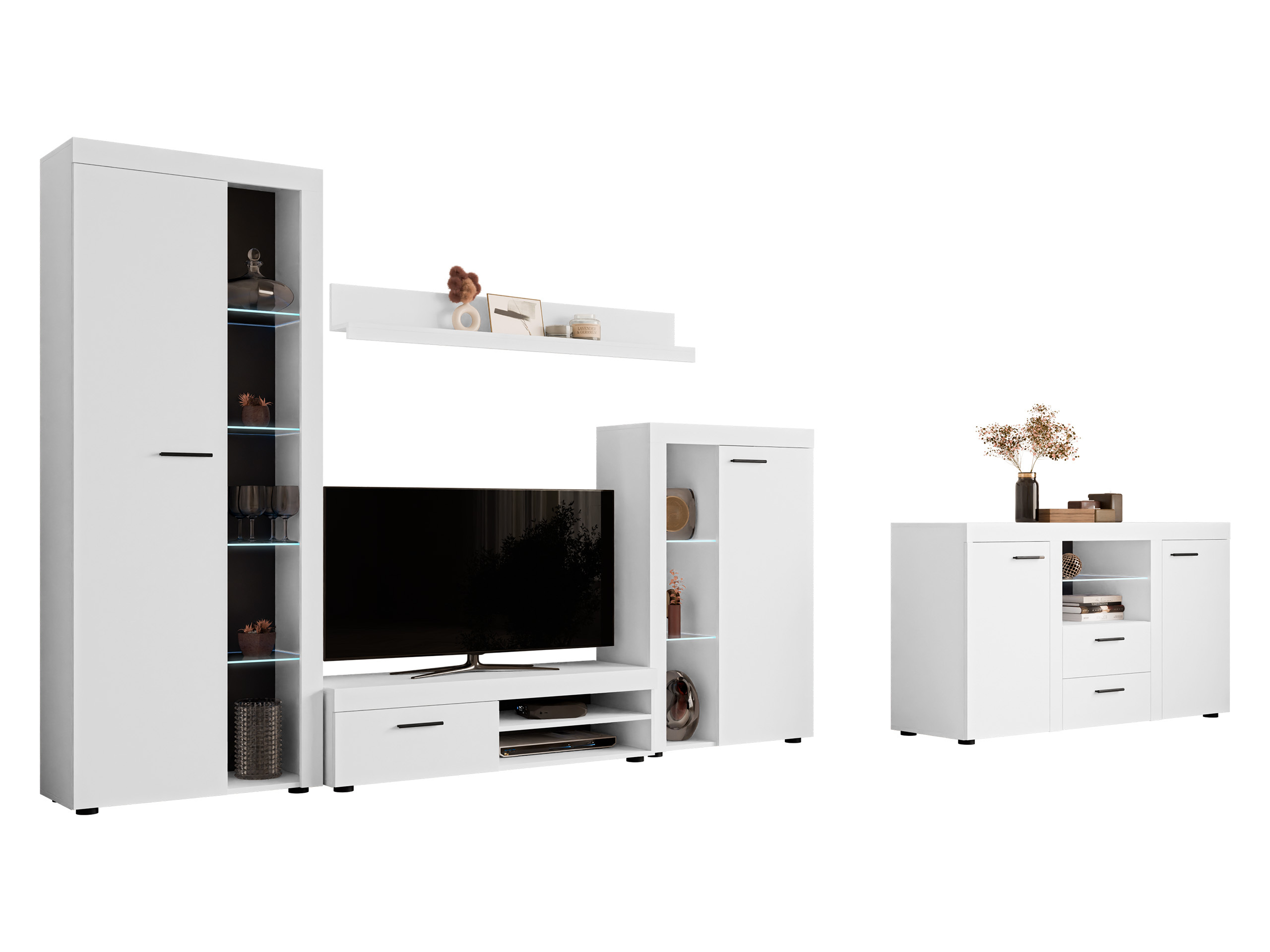 Conjunto de salón Tucson 106 (Blanco)