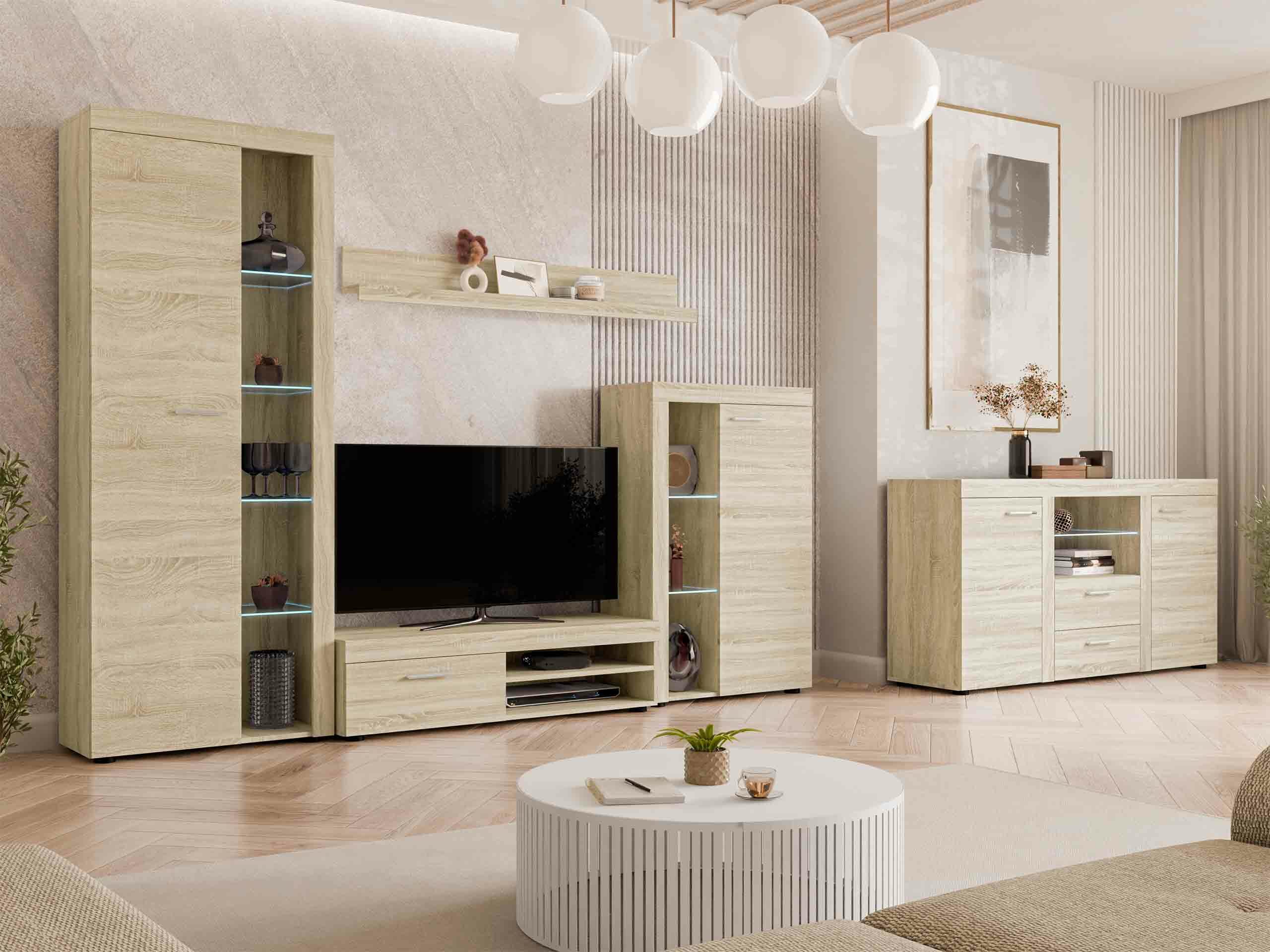 Conjunto de salón Tucson 106 (Roble Sonoma)