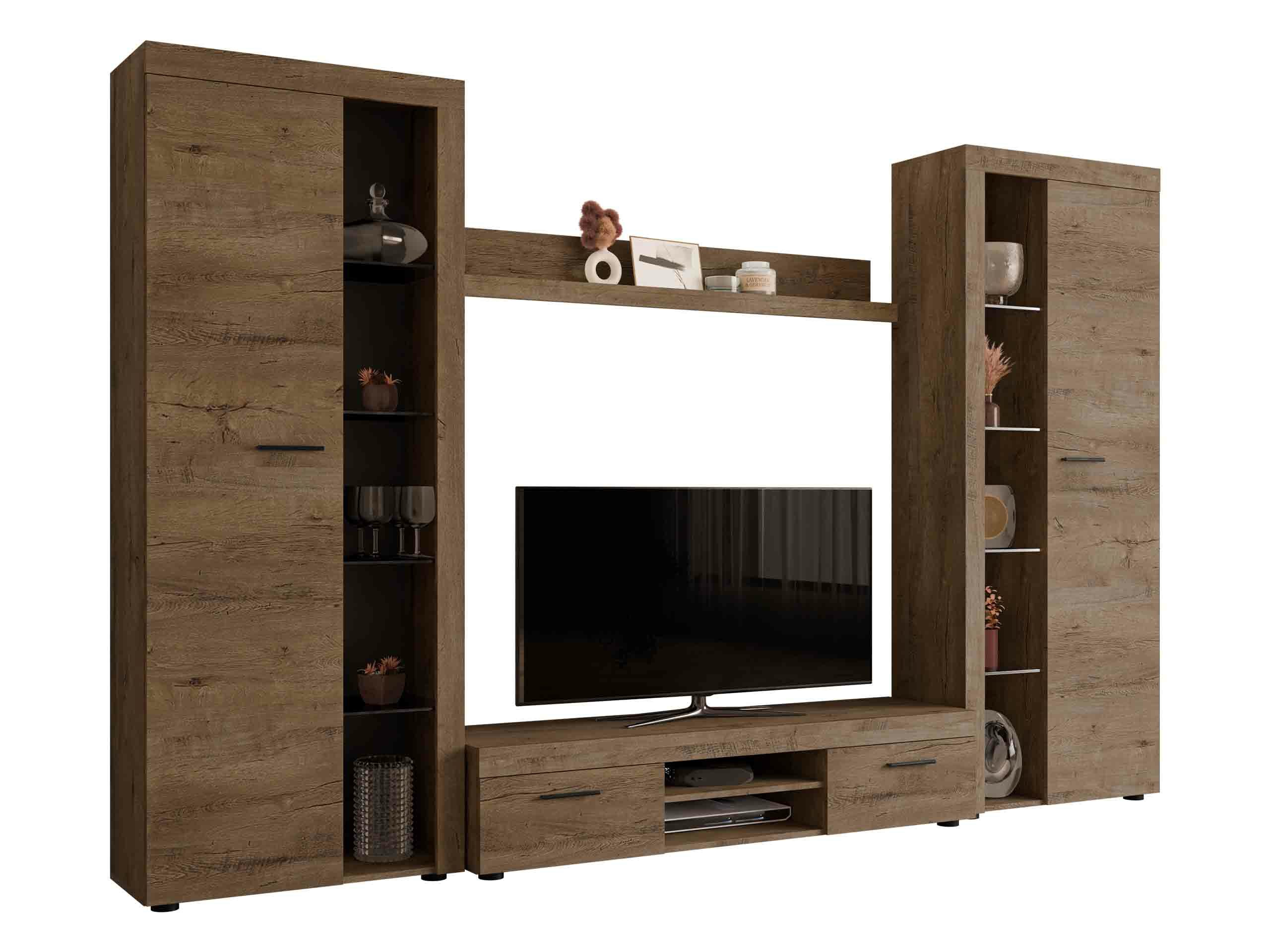 Conjunto de salón Tucson 107 (Roble de lefkada)