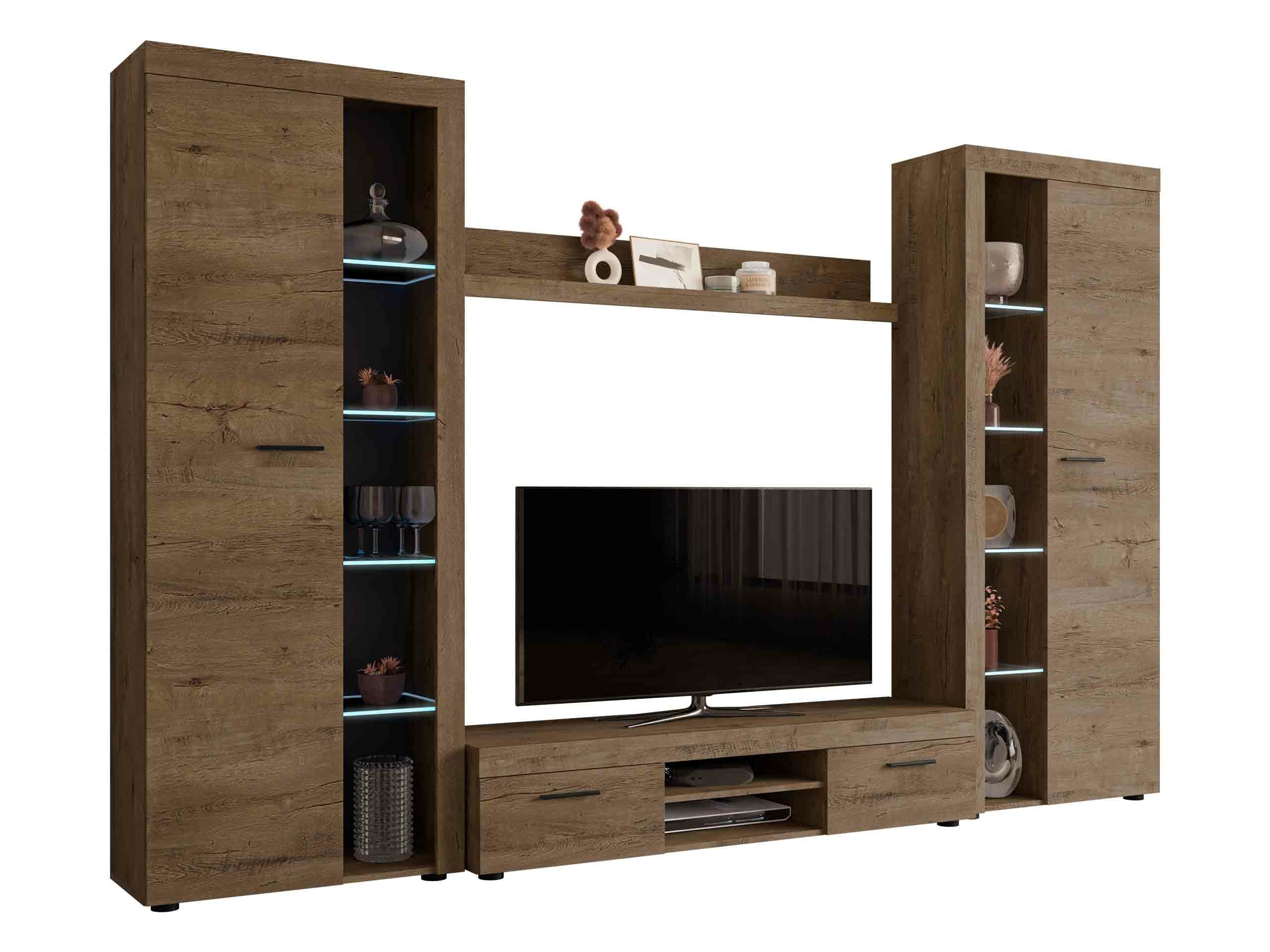 Conjunto de salón Tucson 107 (Roble de lefkada)