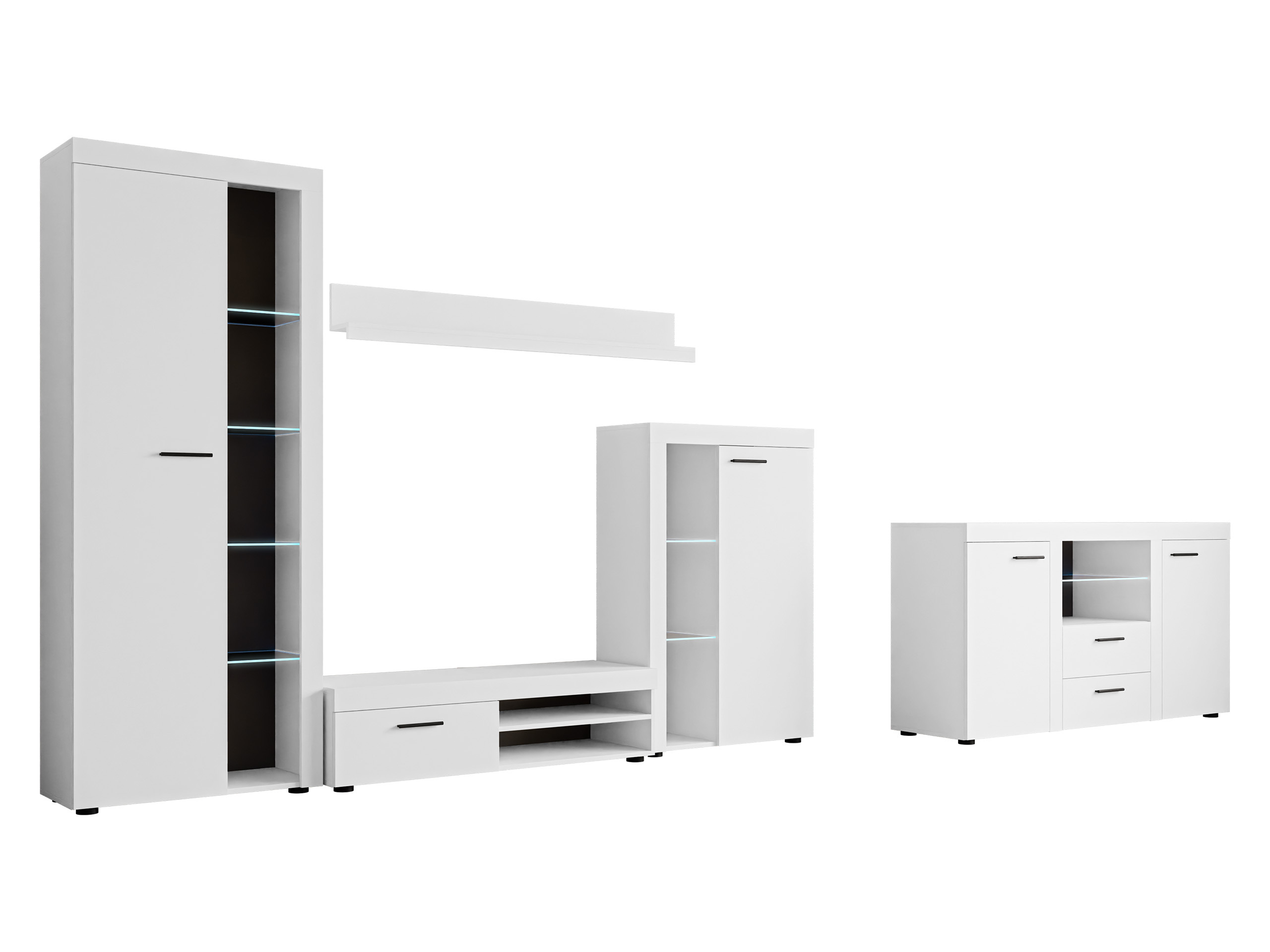 Conjunto de salón Univio I (Blanco)