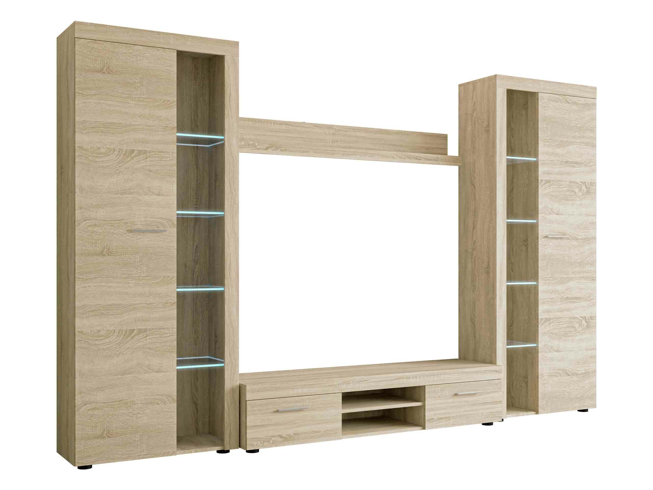 Conjunto de salón Univio II (Roble Sonoma)