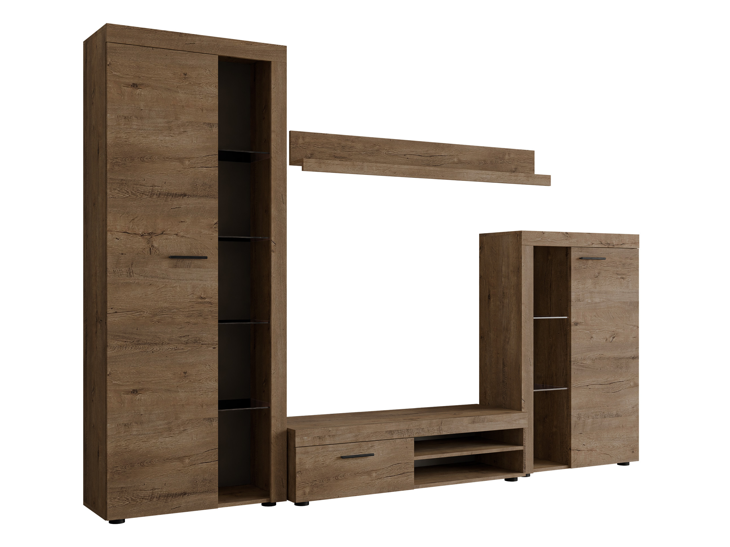 Conjunto de salón Univio (Roble de lefkada)