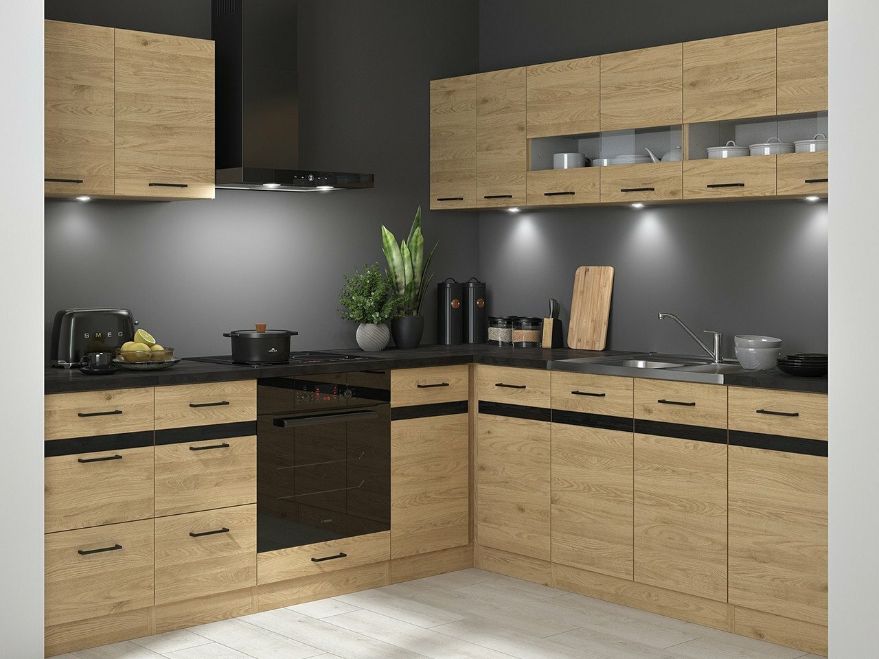 Conjunto de cocina modular Berna 123