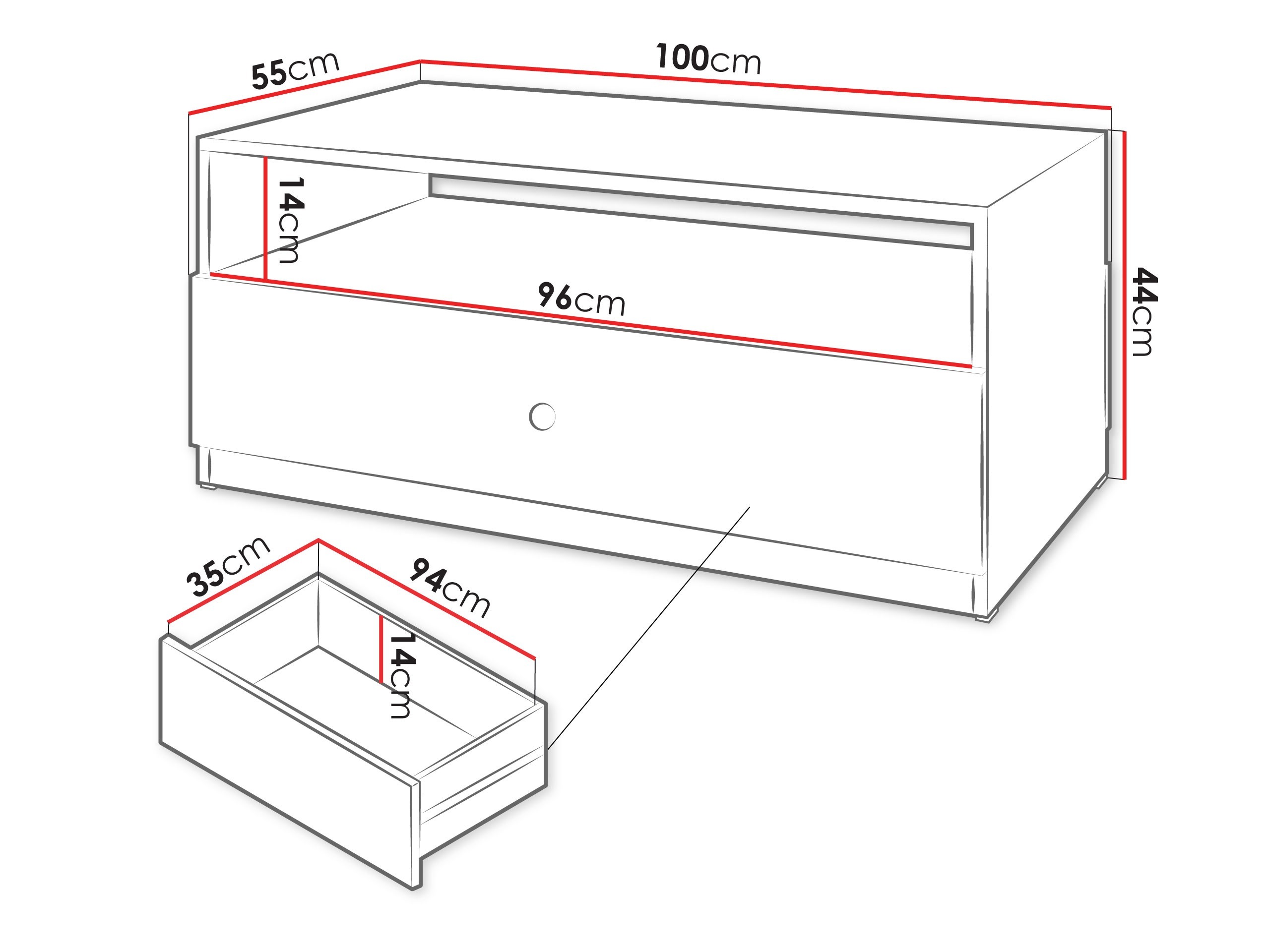 Mesa de centro Comfivo Meleti 106