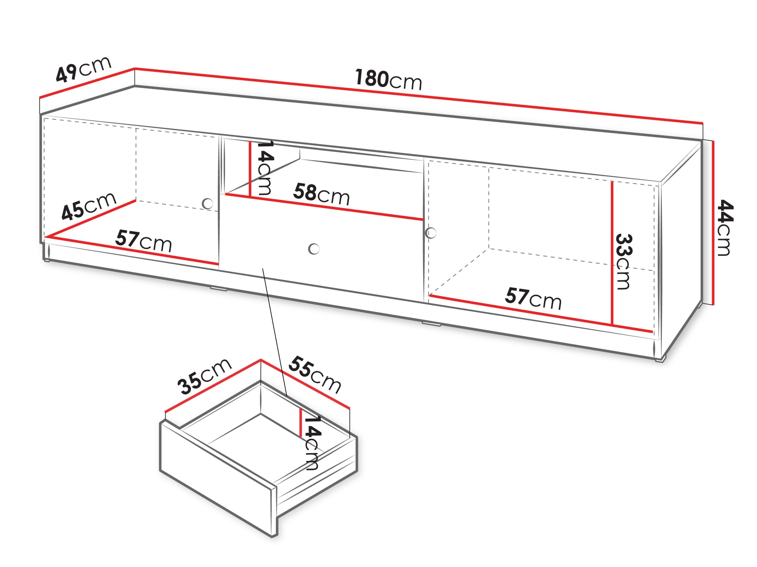 Mueble TV Comfivo Meleti 102