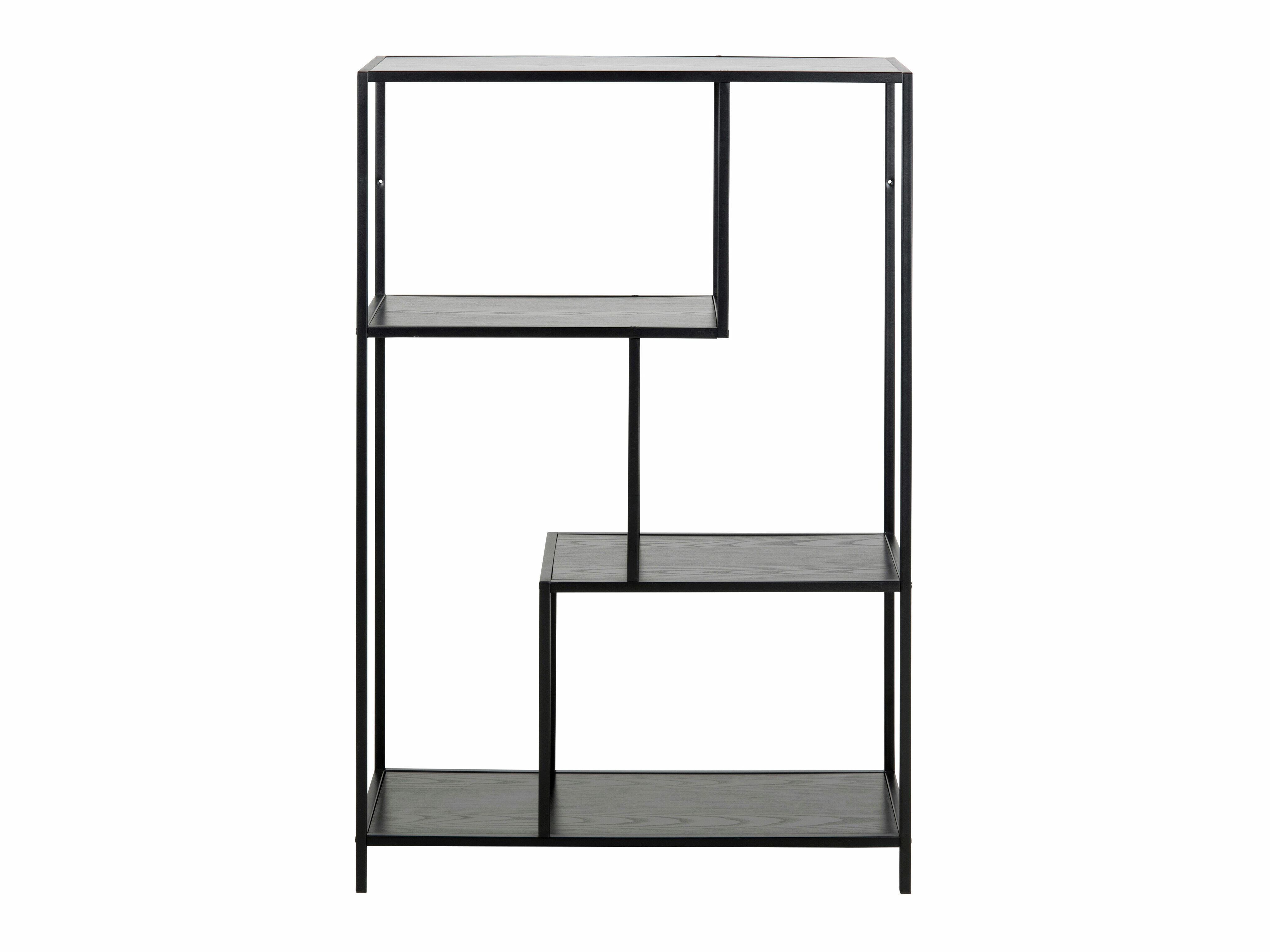 Estantería Norsica Sevferi 103 (Cenizas negro + Negro)