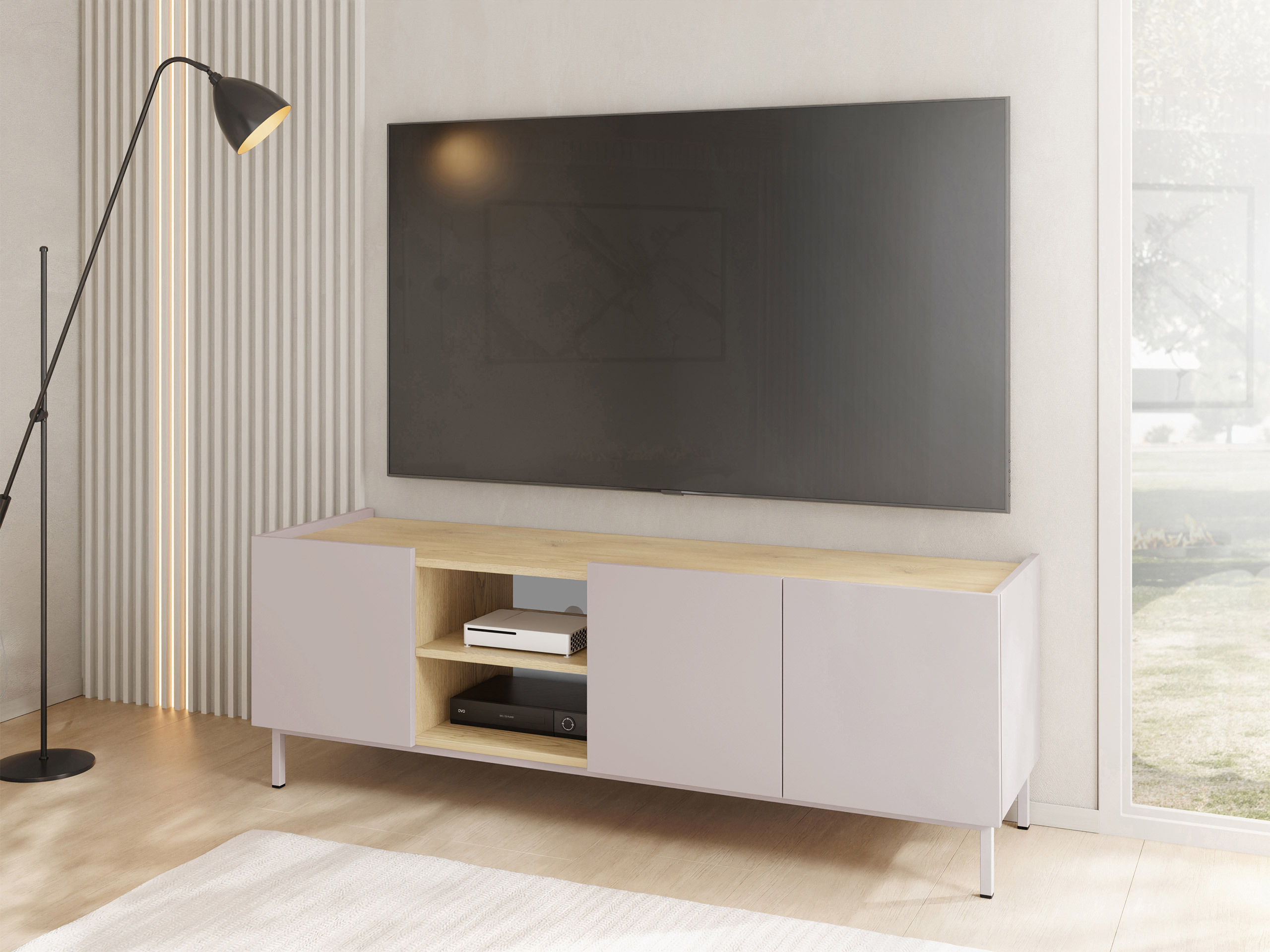 Mueble TV Veldome 102 (Cachemira + Roble)