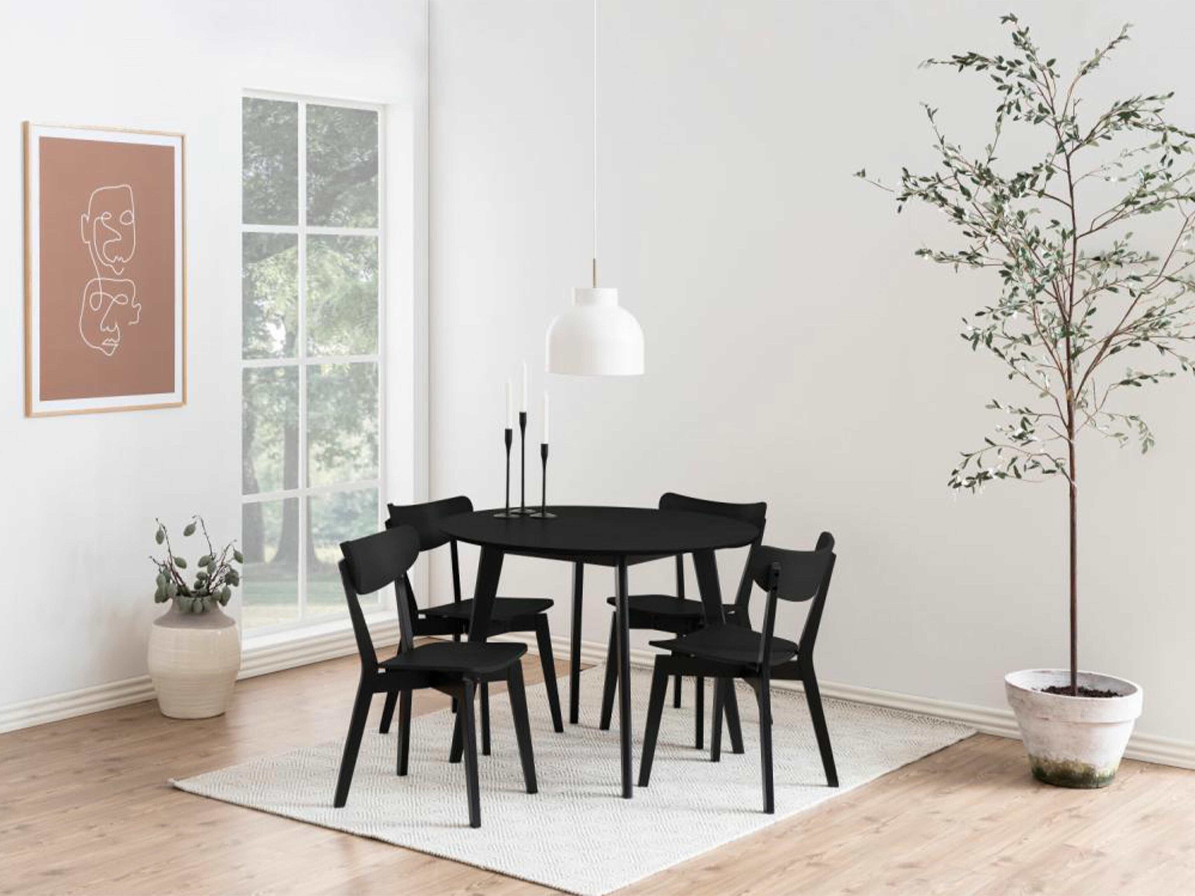 Silla Norsica 319 (Roble negro + Negro)