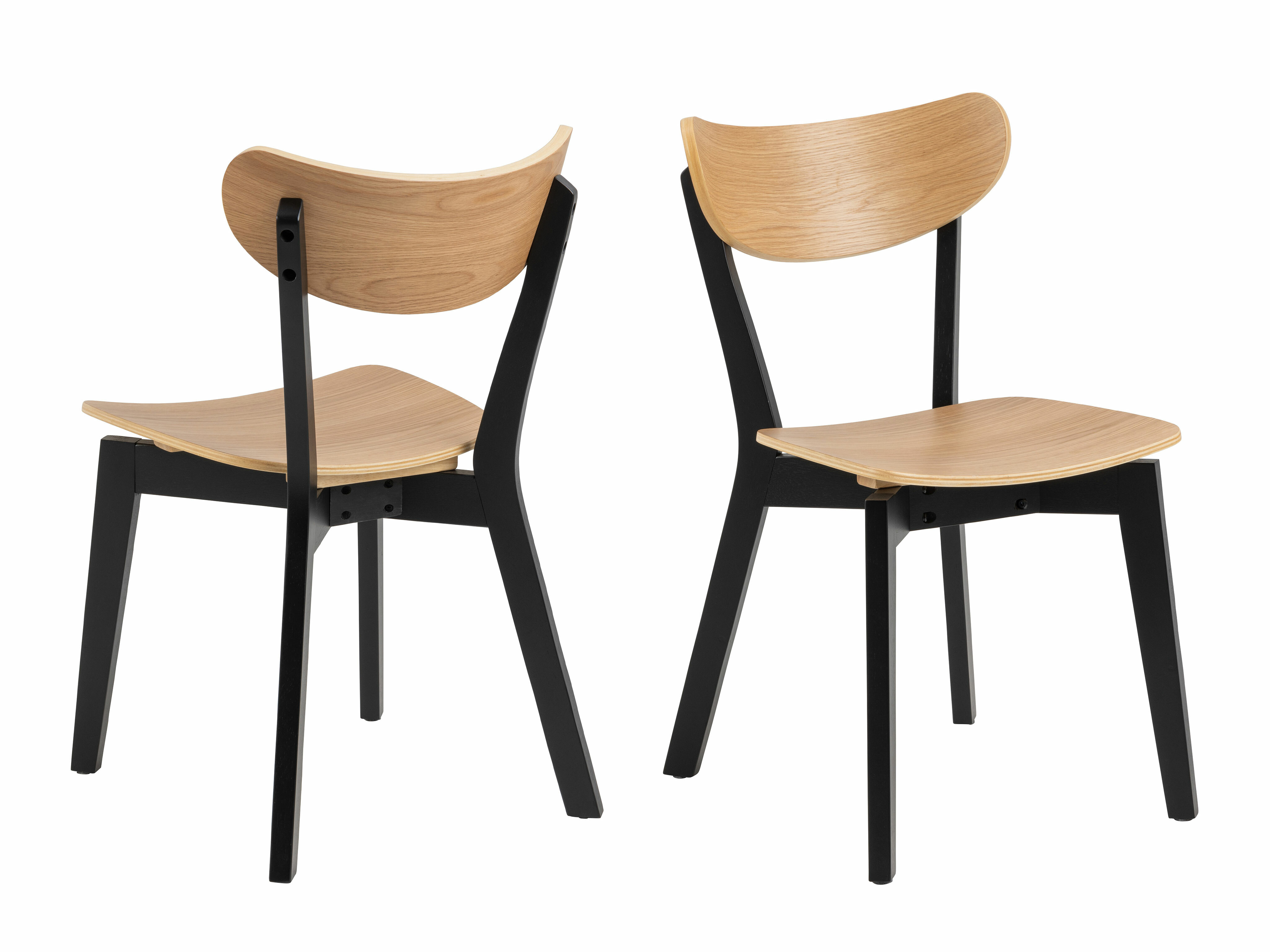 Silla Norsica 319 (Roble + Negro)