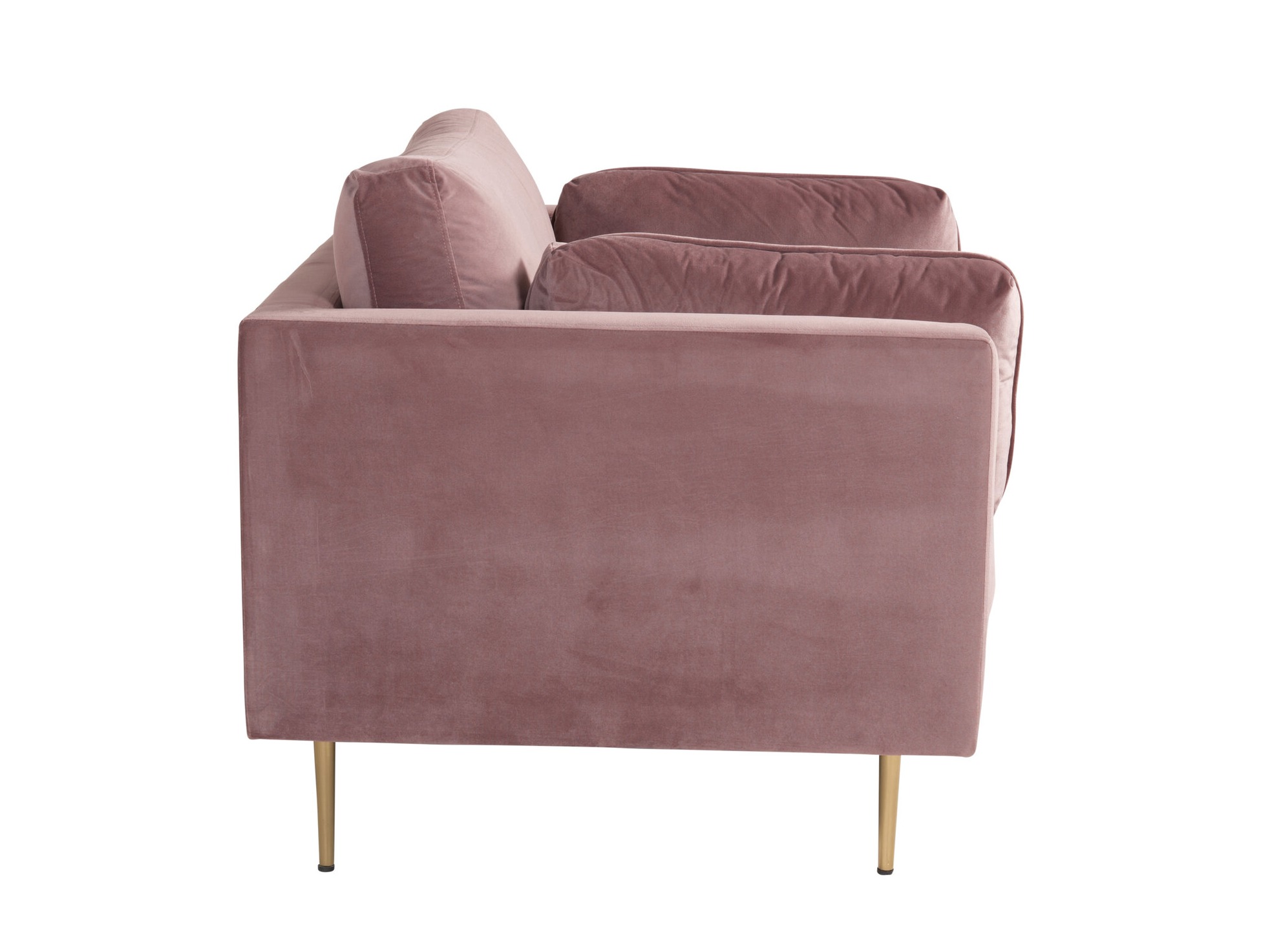 Sillón Dallas 100 (Rosa Dusty + Marrón)