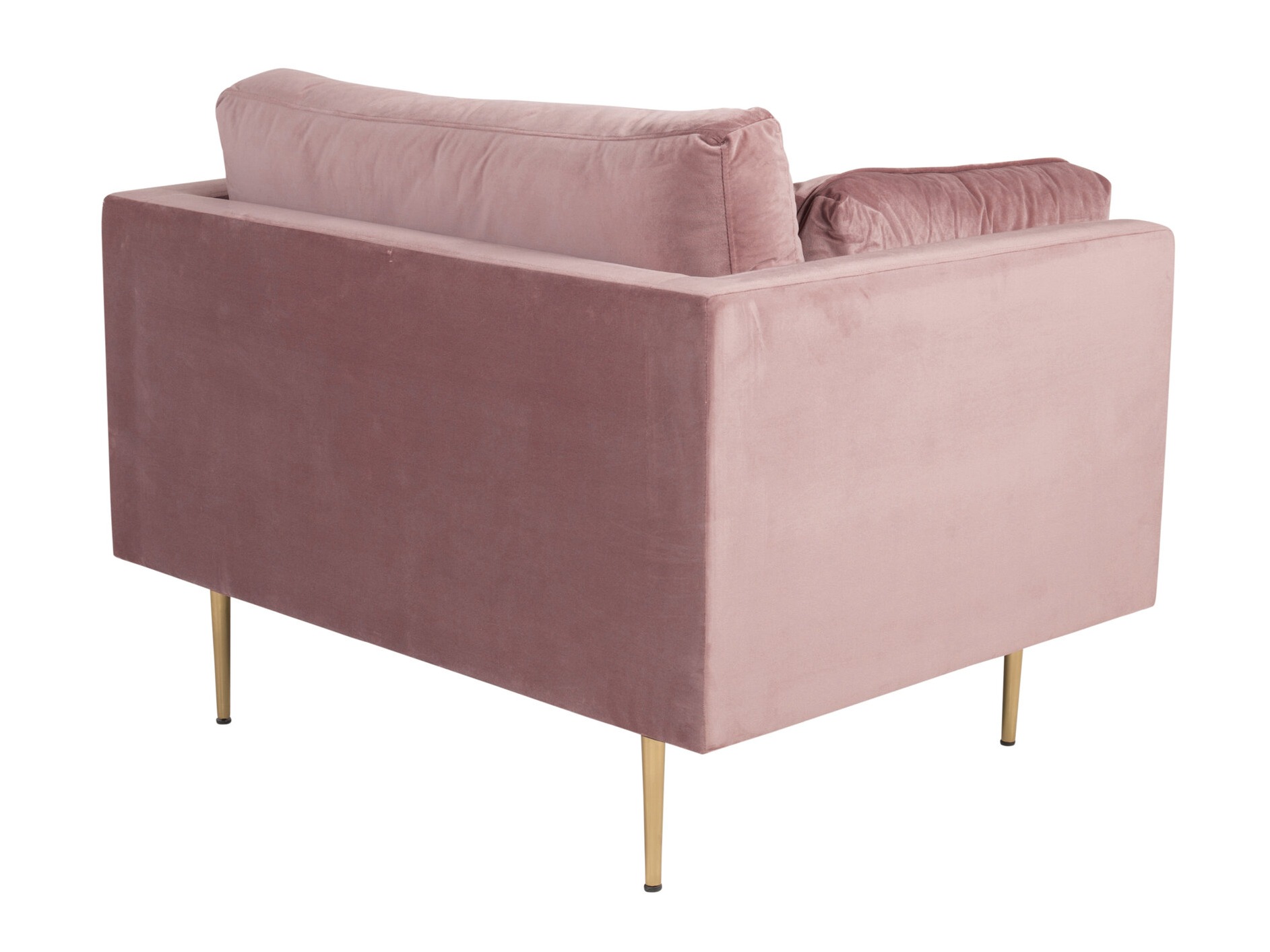 Sillón Dallas 100 (Rosa Dusty + Marrón)