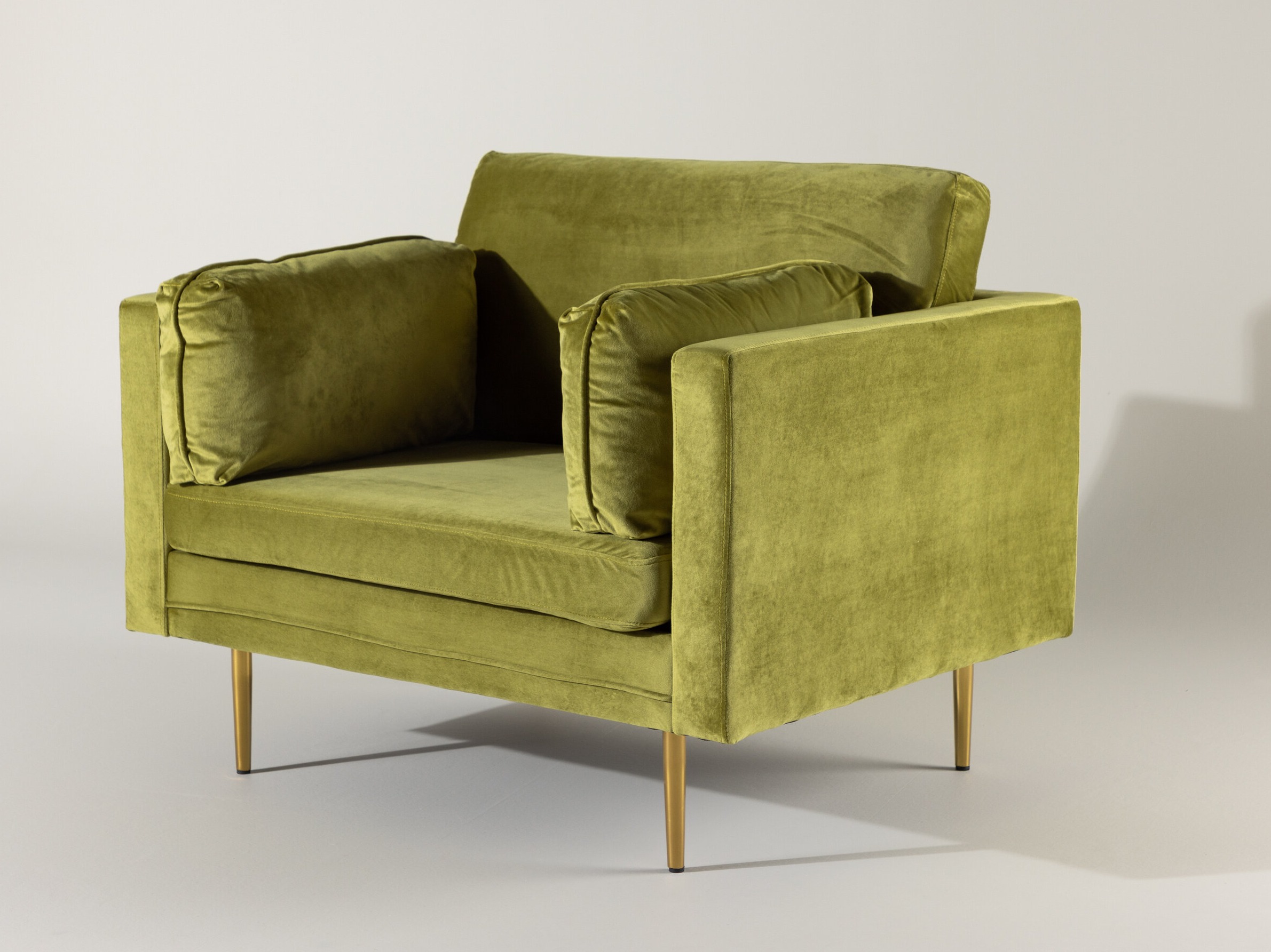 Sillón Dallas 100 (Verde + Marrón)
