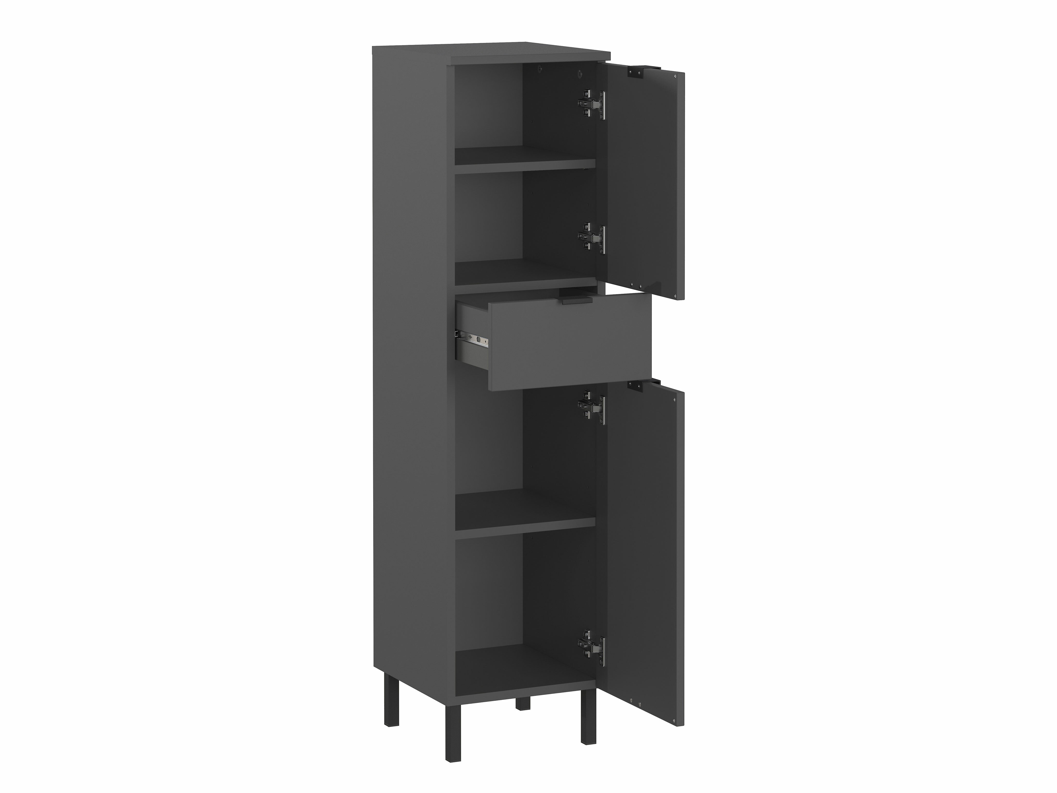 Armario de pie para baño Felfere 106 (Grafito)