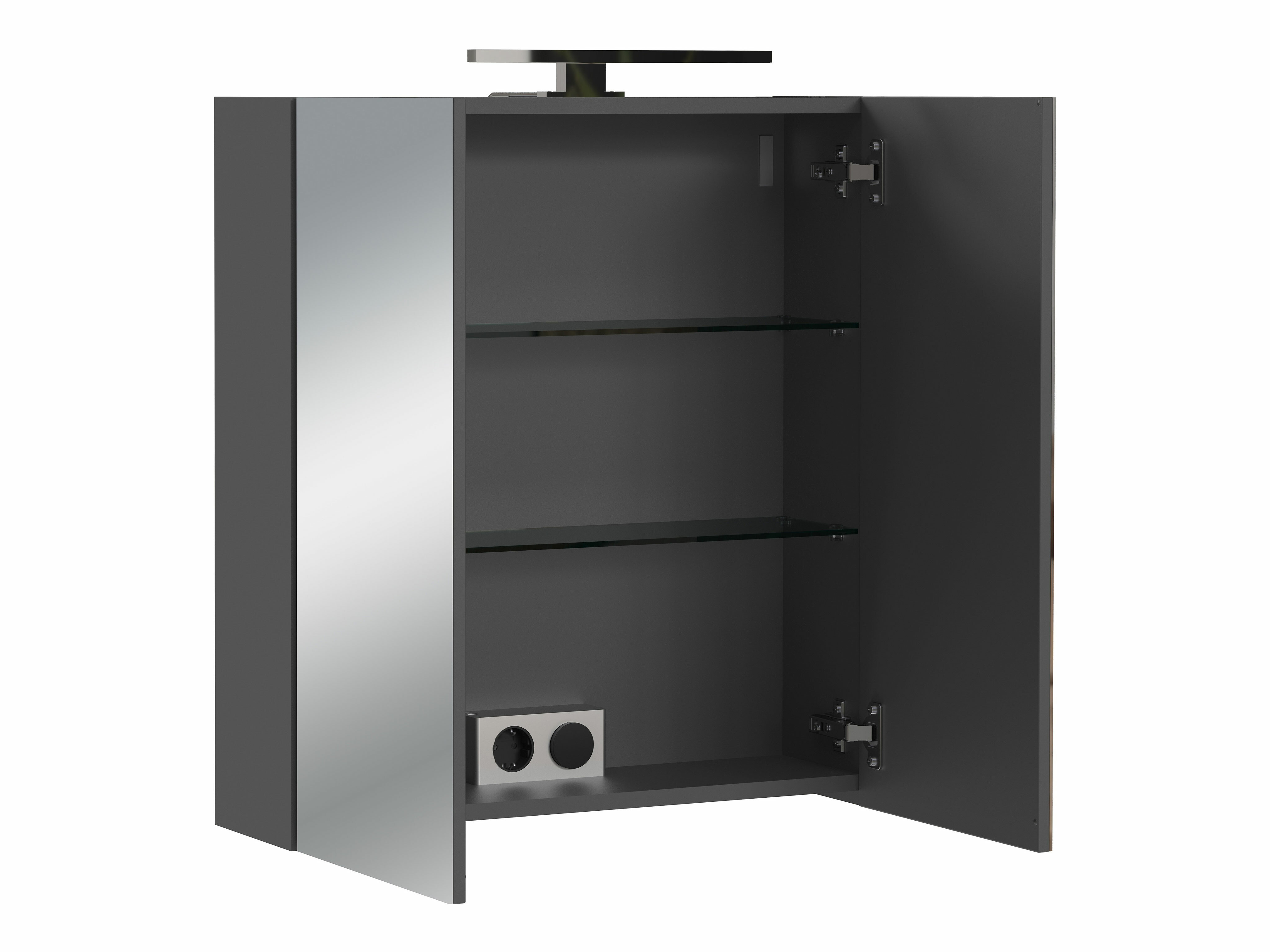 Conjunto de mueble de baño Felfere 108 (Antracita)