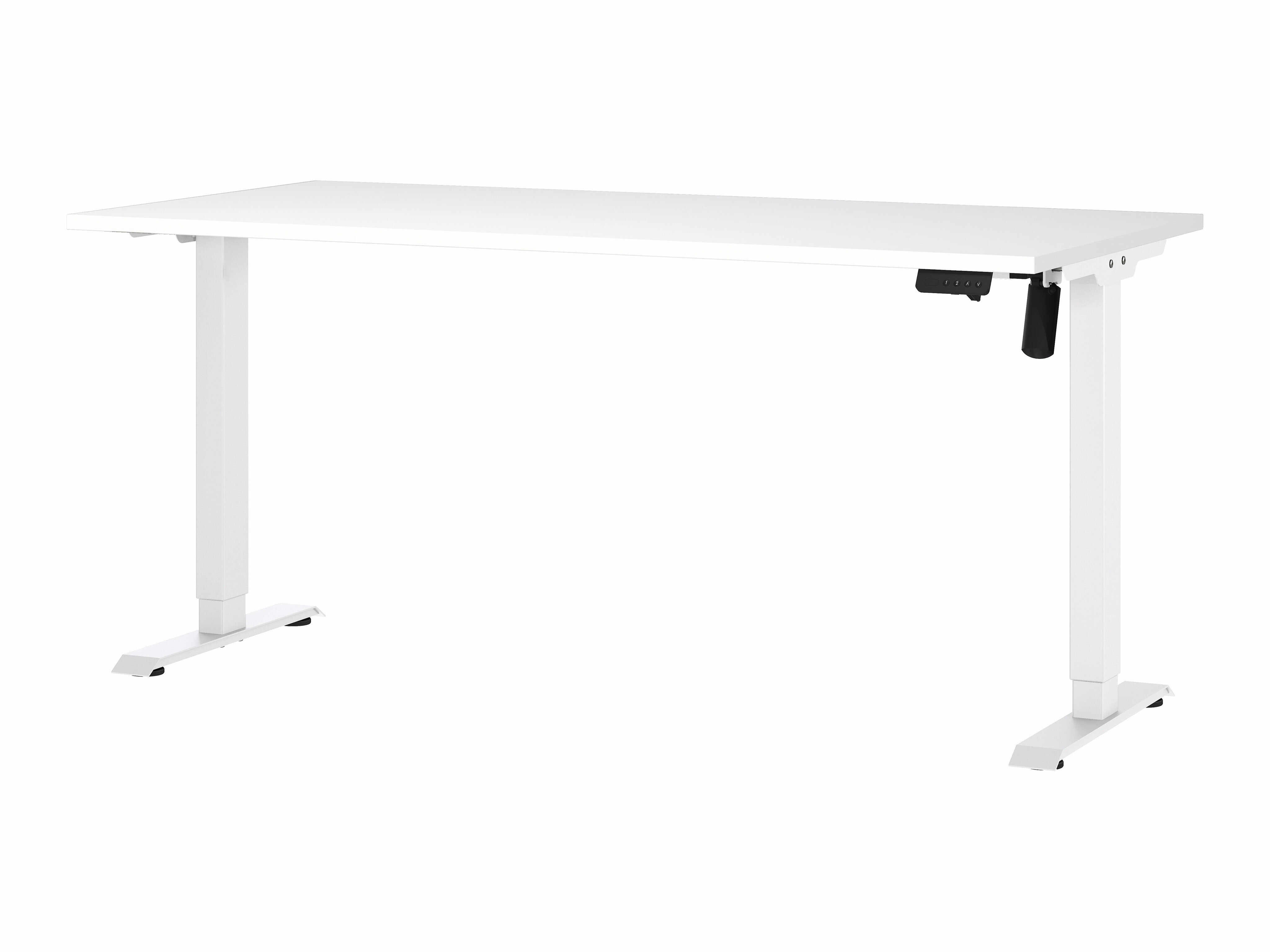 Escritorio de altura regulable Lartesi 117 (Blanco)