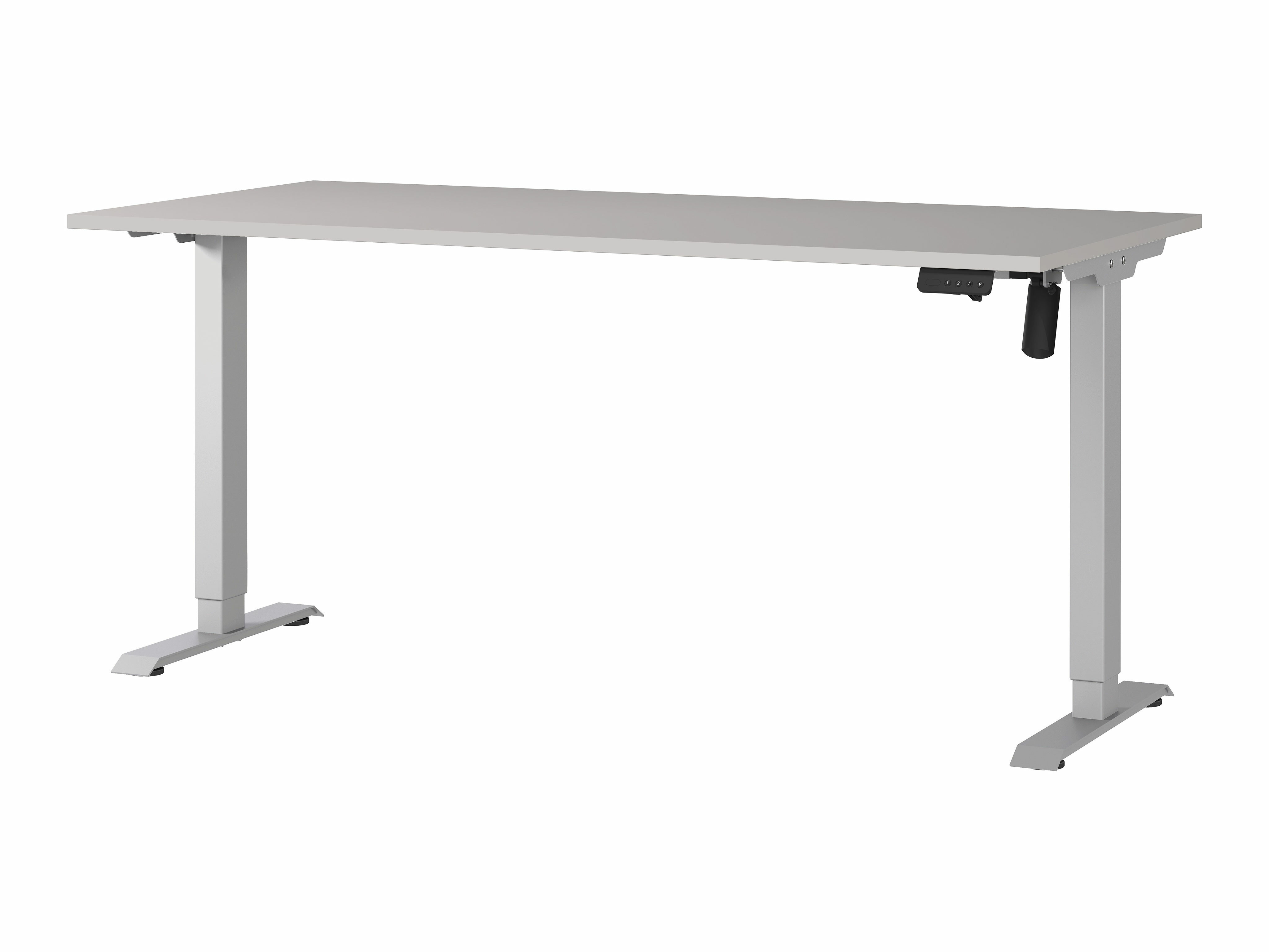 Escritorio de altura regulable Lartesi 117 (Cachemira + Plata)