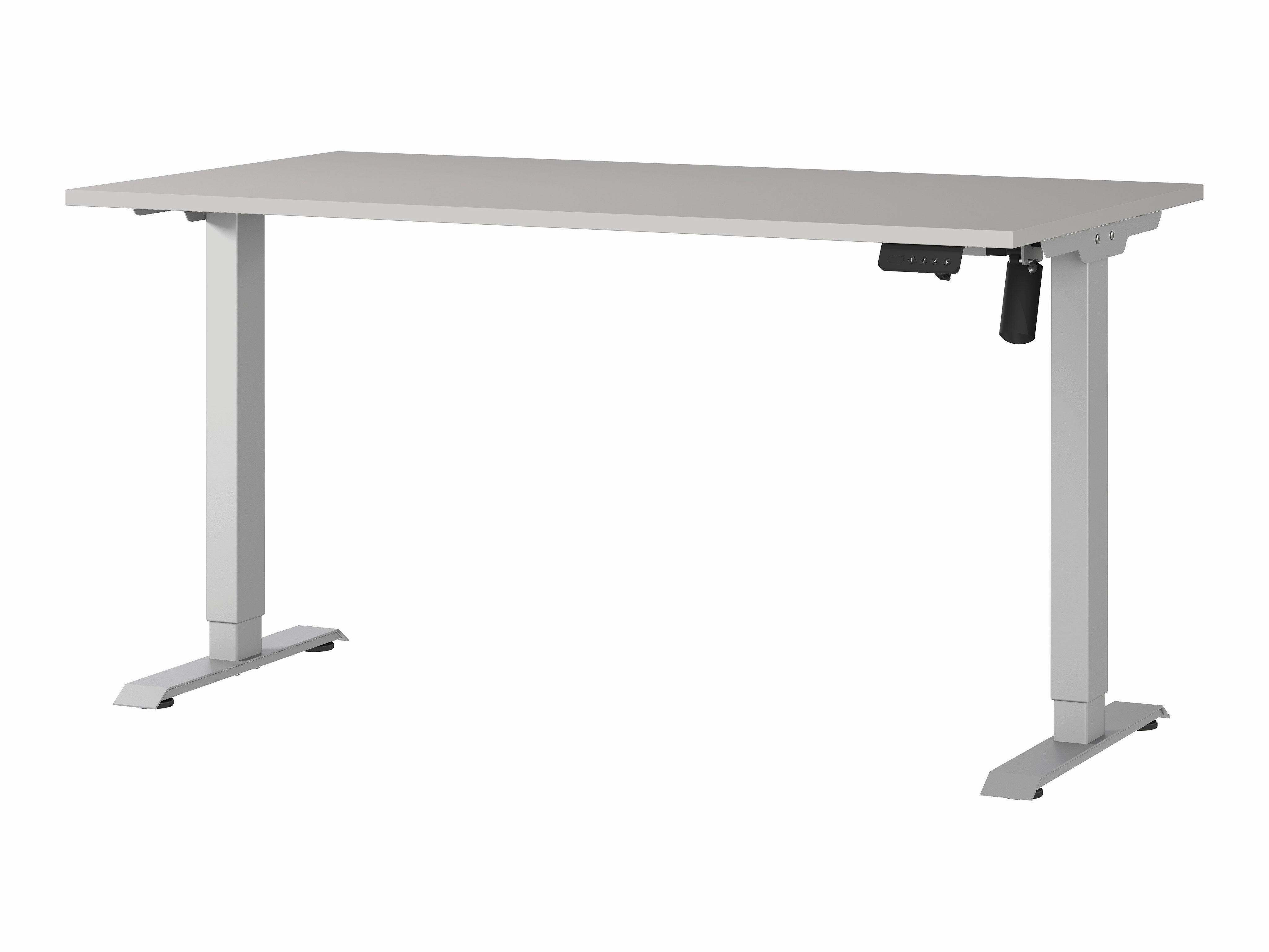 Escritorio de altura regulable Lartesi 116 (Cachemira + Plata)