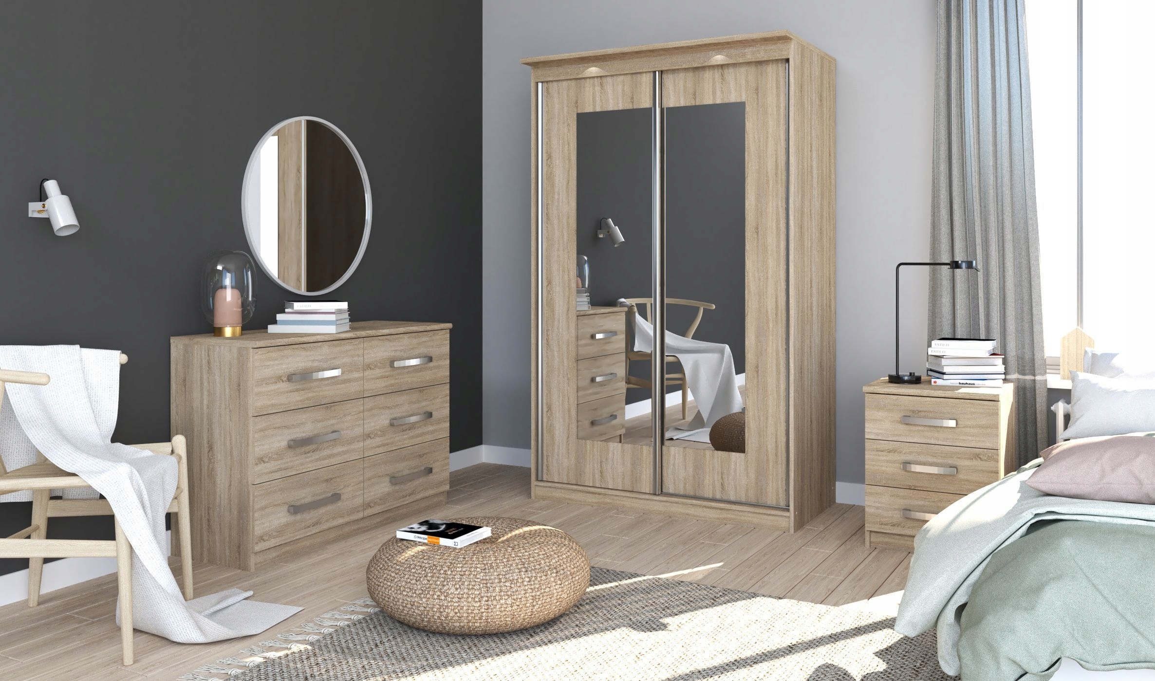 Cómoda Bristol 151 (Roble Sonoma)