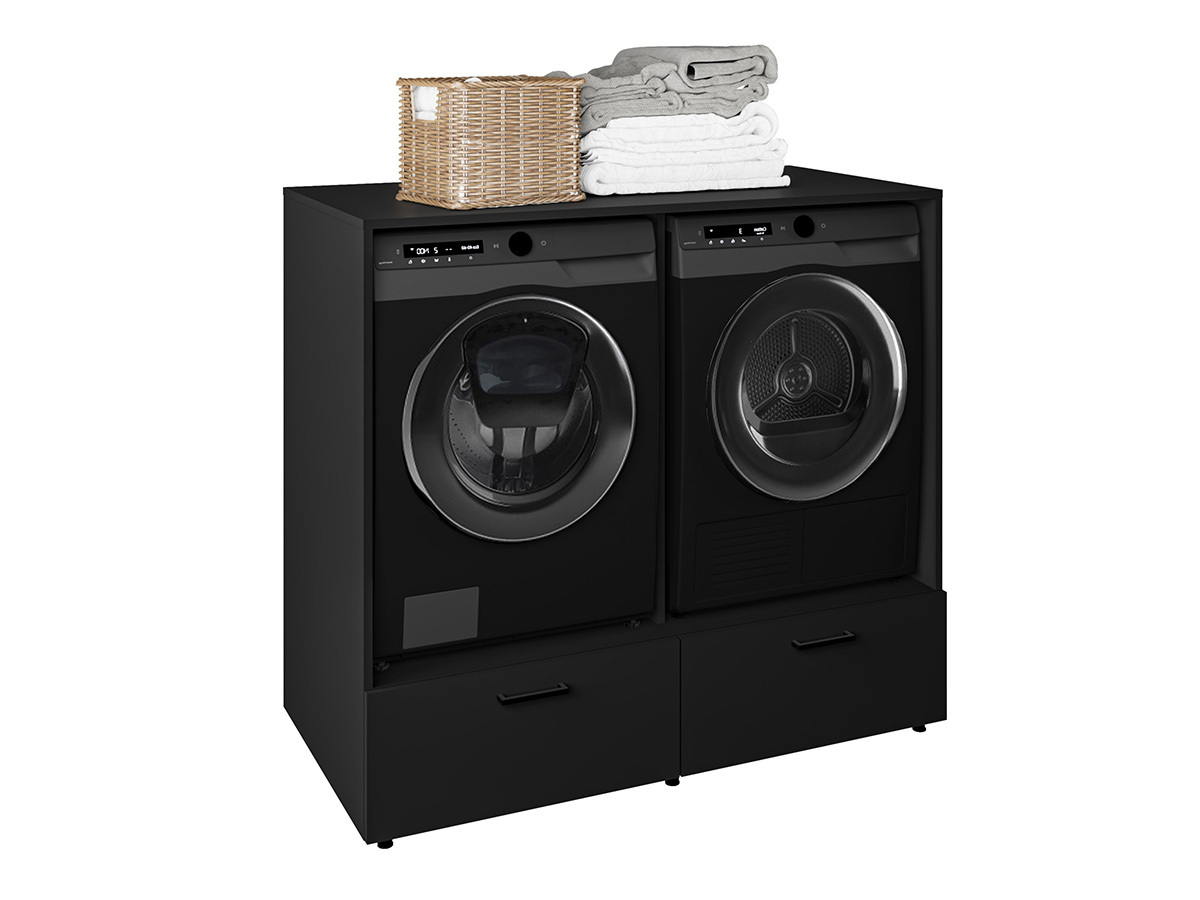 Estantería para baño Austin 368 (Negro)