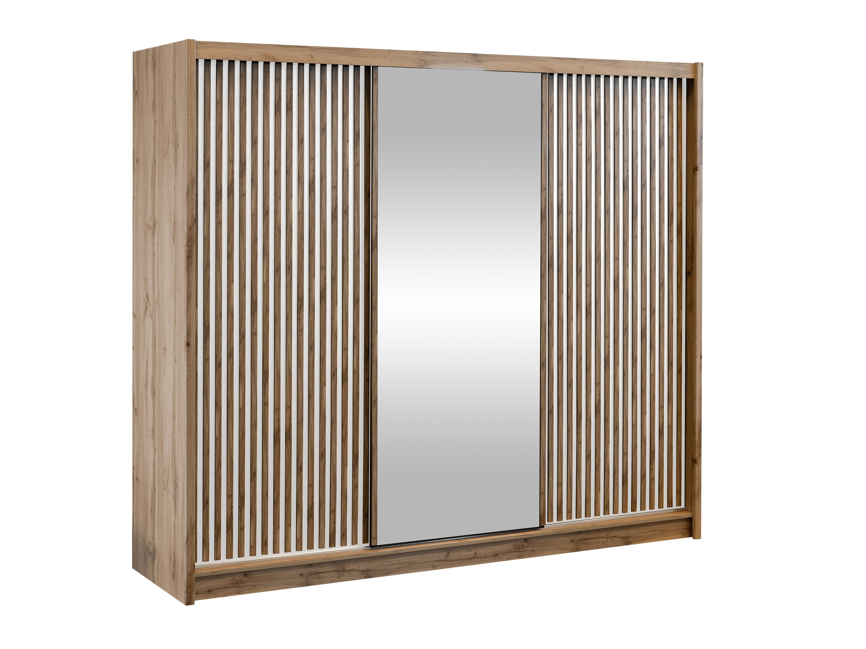 Armario Honolulu 275 (Roble wotan + Blanco)