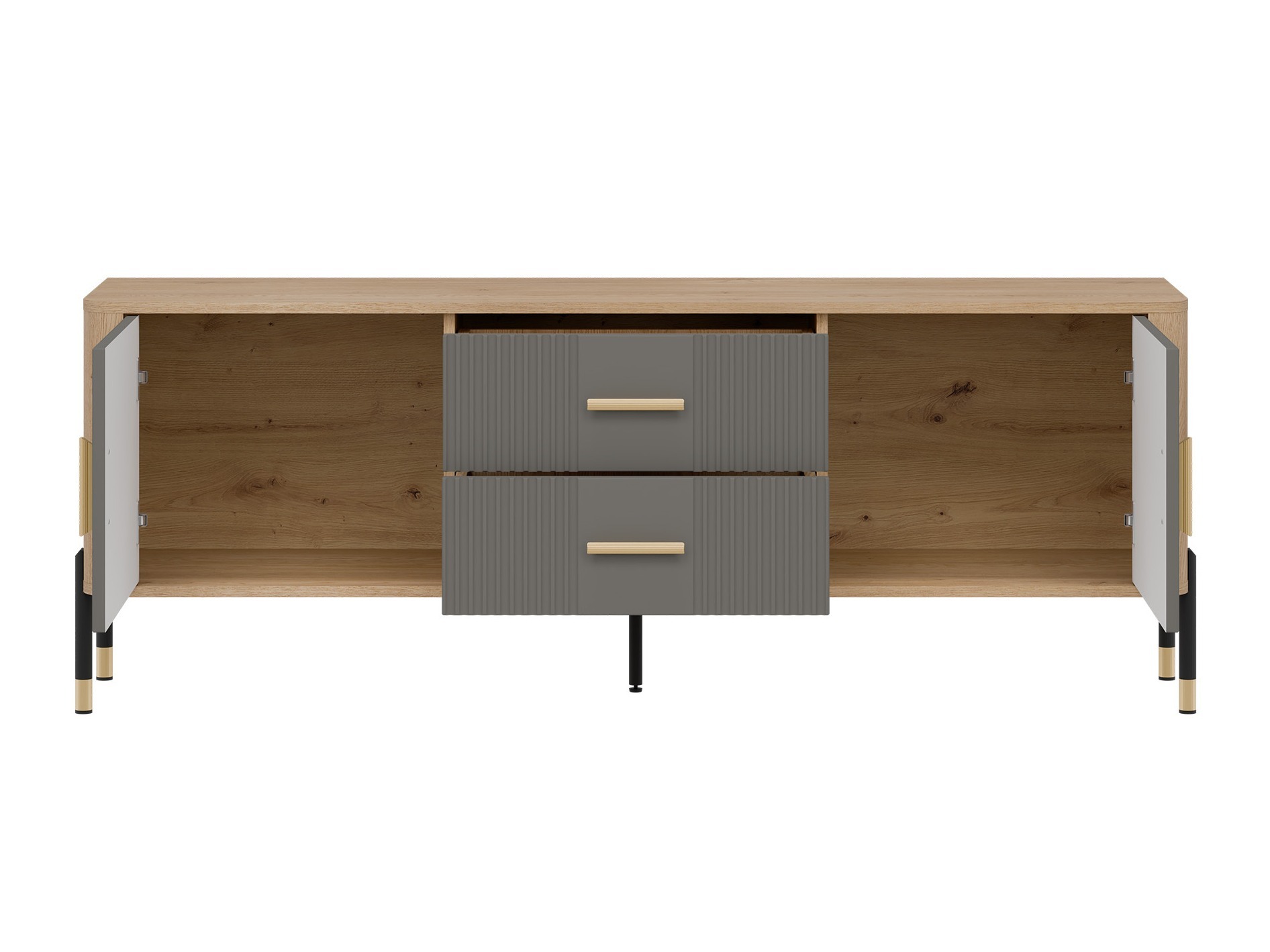 Mueble TV Flosora 103 (Gris)