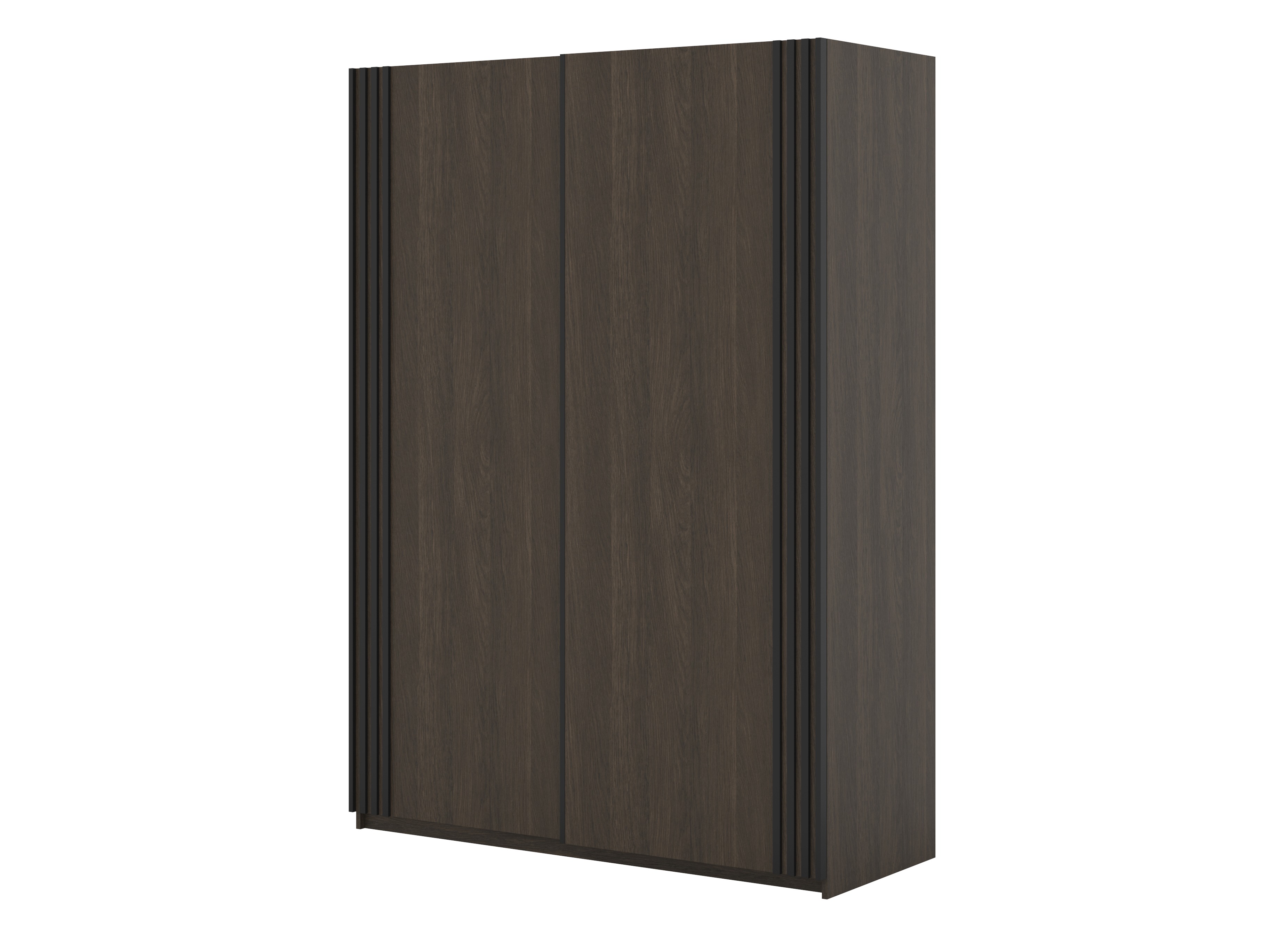 Armario Austin 371 (Roble oscuro + Negro)