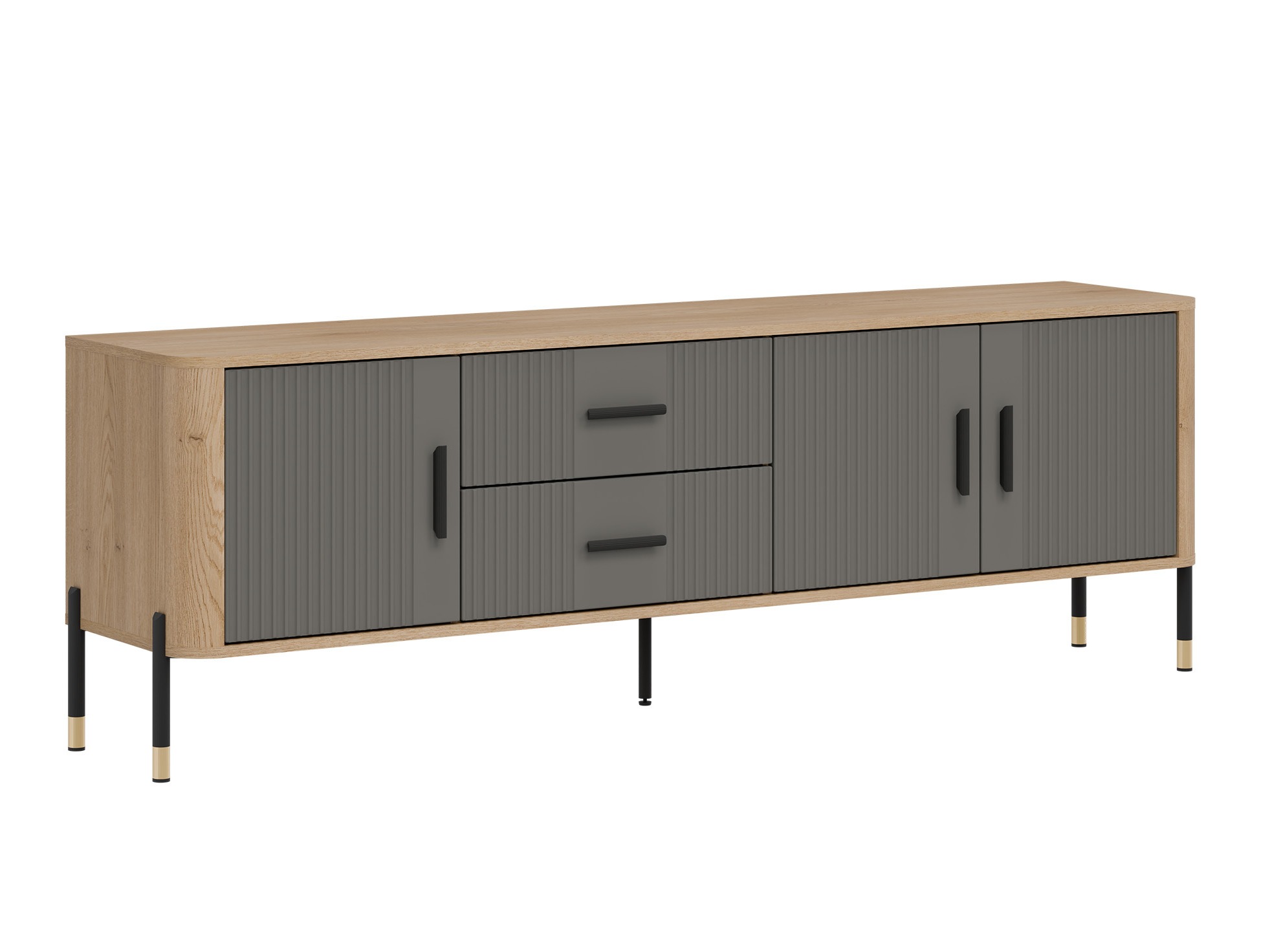 Mueble TV Flosora 105 (Gris)